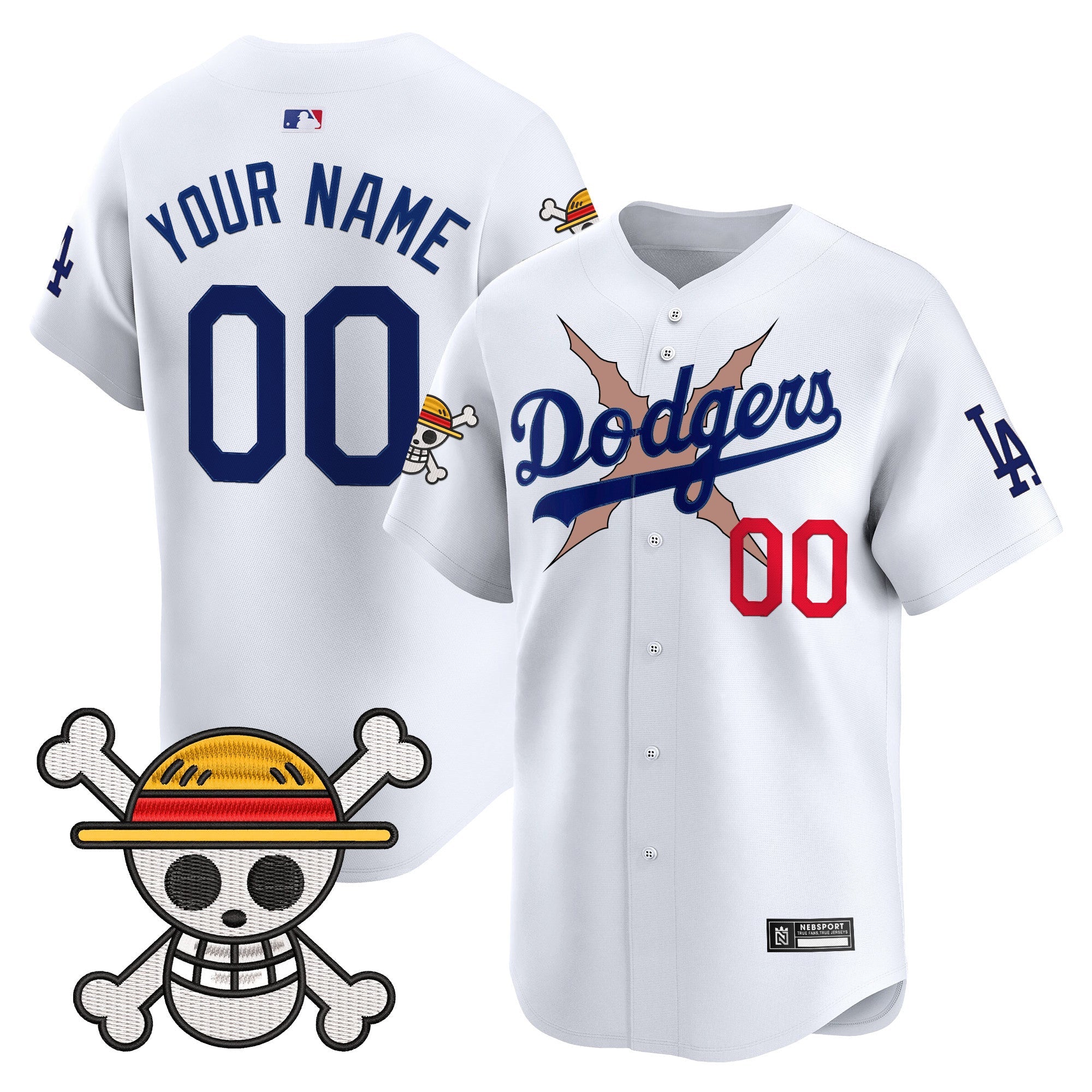 Los Angeles x One Piece 2025 Vapor Premier Limited Custom Jersey – Stitched