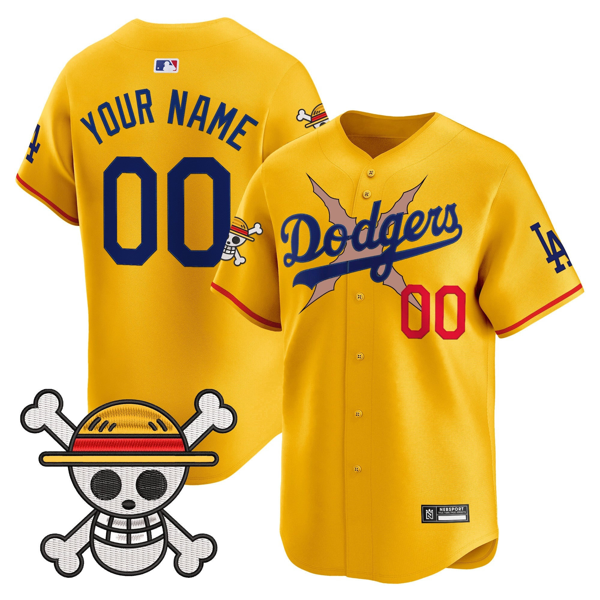 Los Angeles x One Piece 2025 Vapor Premier Limited Custom Jersey – Stitched