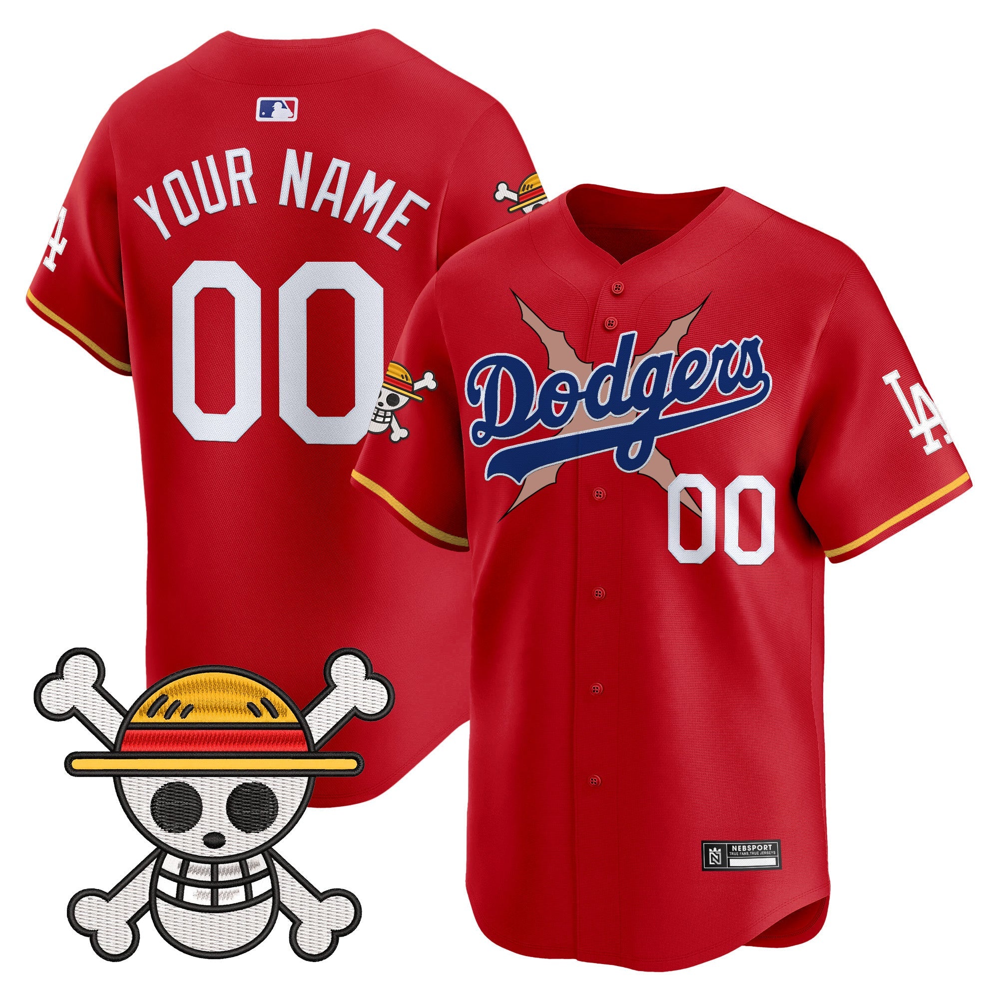 Los Angeles x One Piece 2025 Vapor Premier Limited Custom Jersey – Stitched
