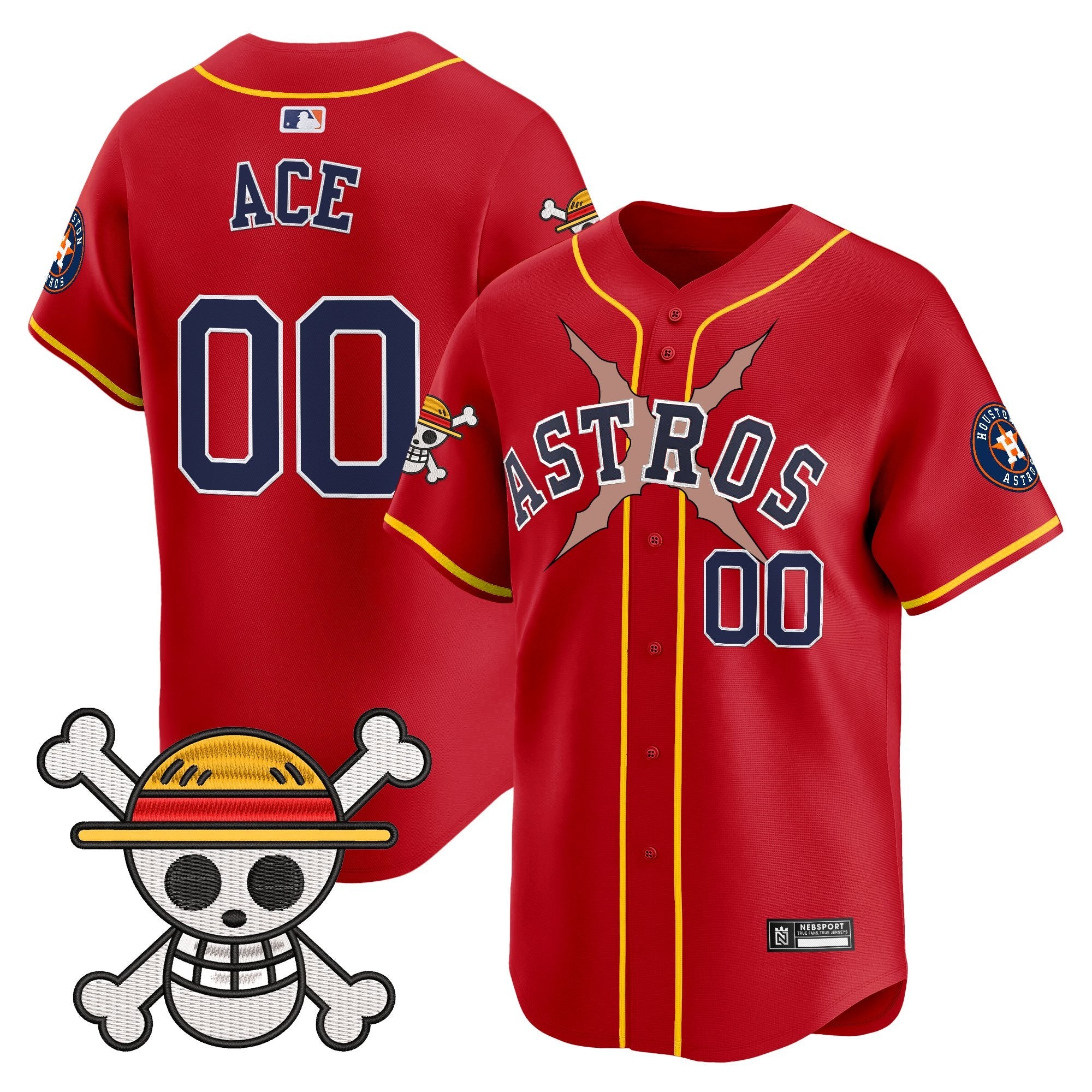 Men’s Houston x One Piece 2025 Vapor Premier Limited Jersey