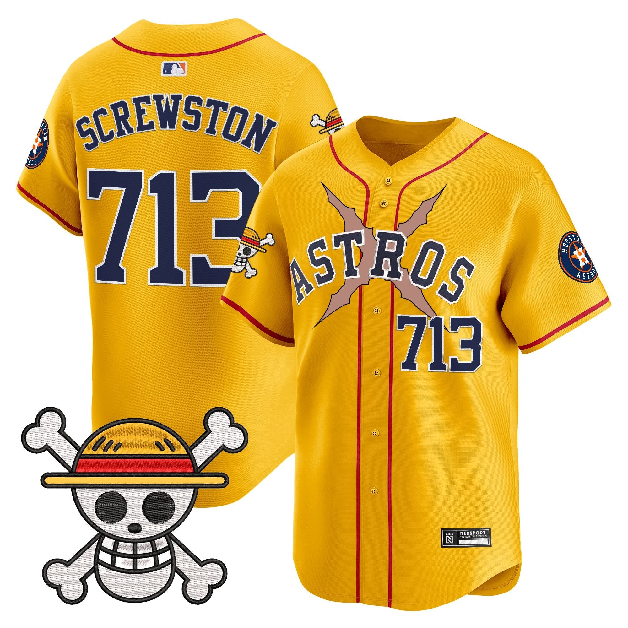 Men’s Houston x One Piece 2025 Vapor Premier Limited Jersey