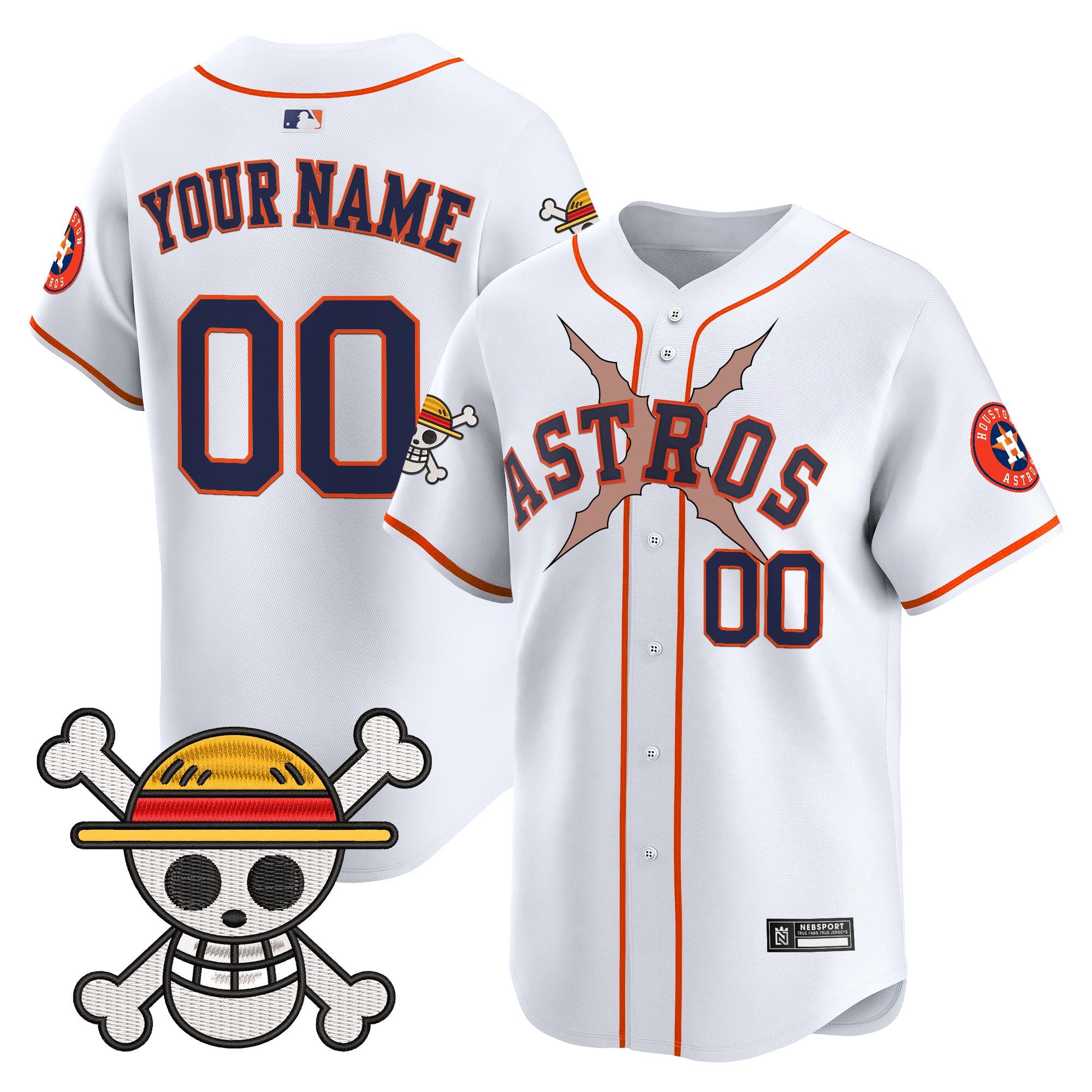 Houston x One Piece 2025 Vapor Premier Limited Custom Jersey