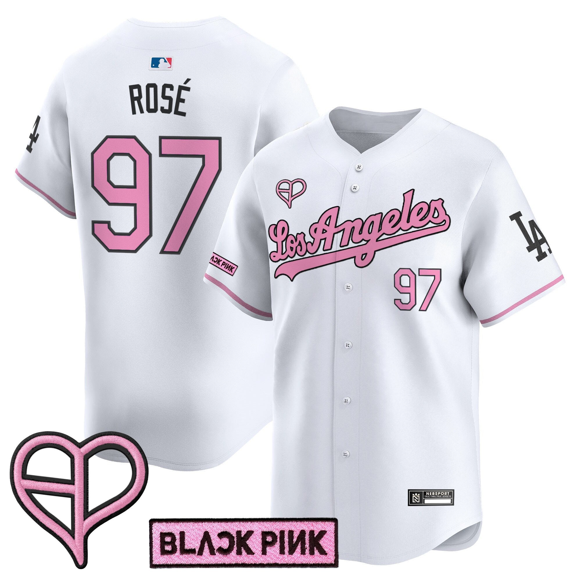 Unisex Los Angeles x BLACKPINK 2025 Vapor Premier Limited Jersey