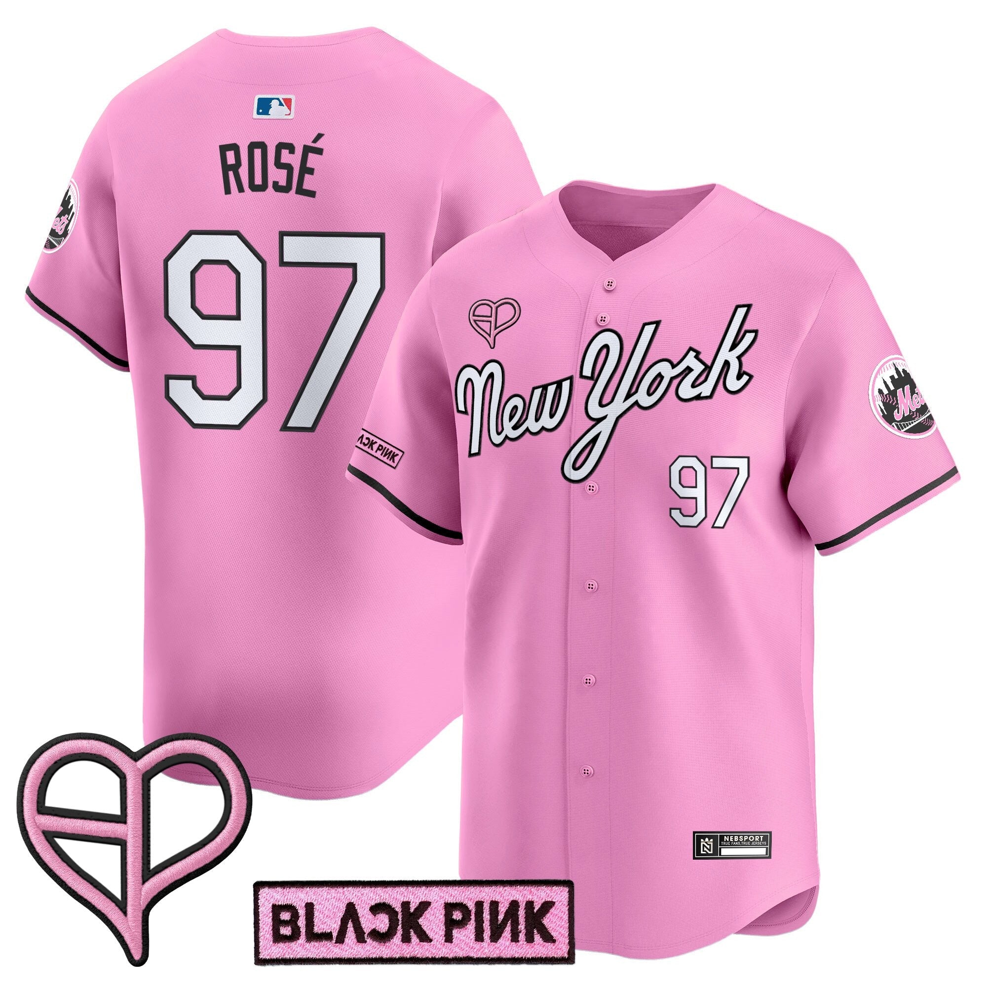 Unisex New York x BLACKPINK 2025 Vapor Premier Limited Jersey