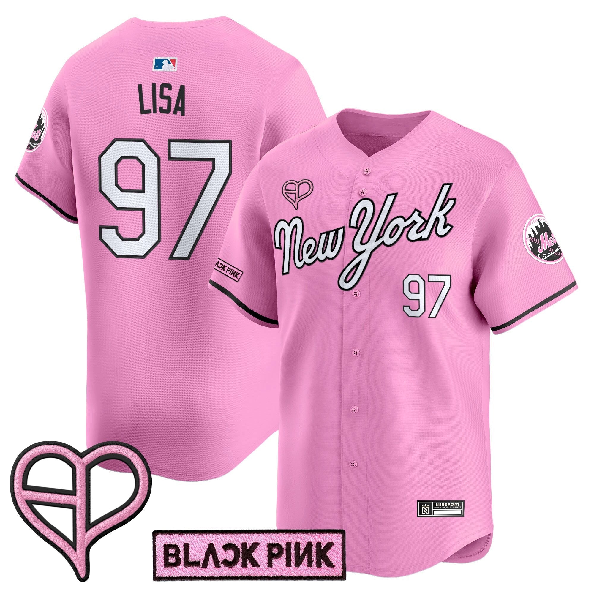 Unisex New York x BLACKPINK 2025 Vapor Premier Limited Jersey