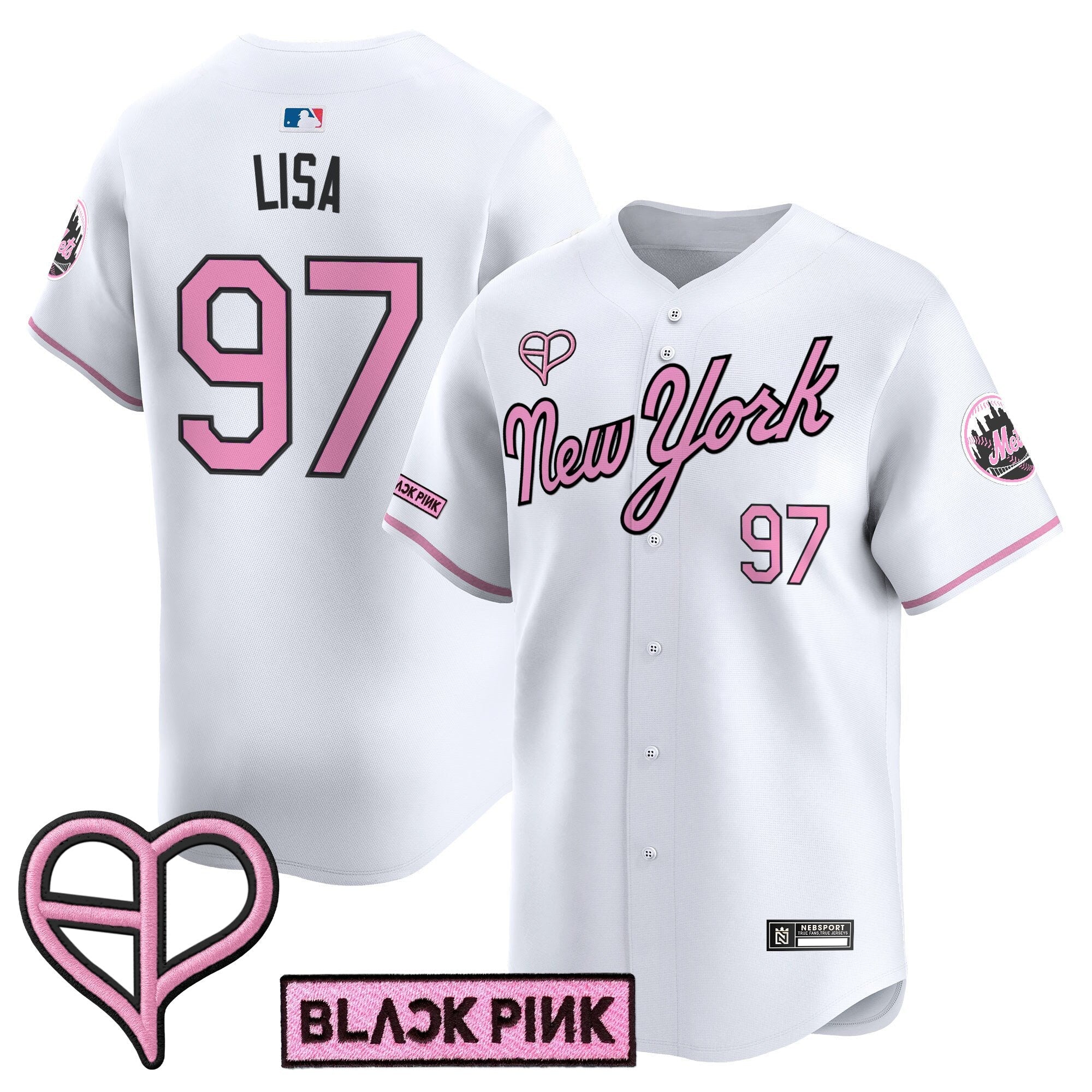 Unisex New York x BLACKPINK 2025 Vapor Premier Limited Jersey