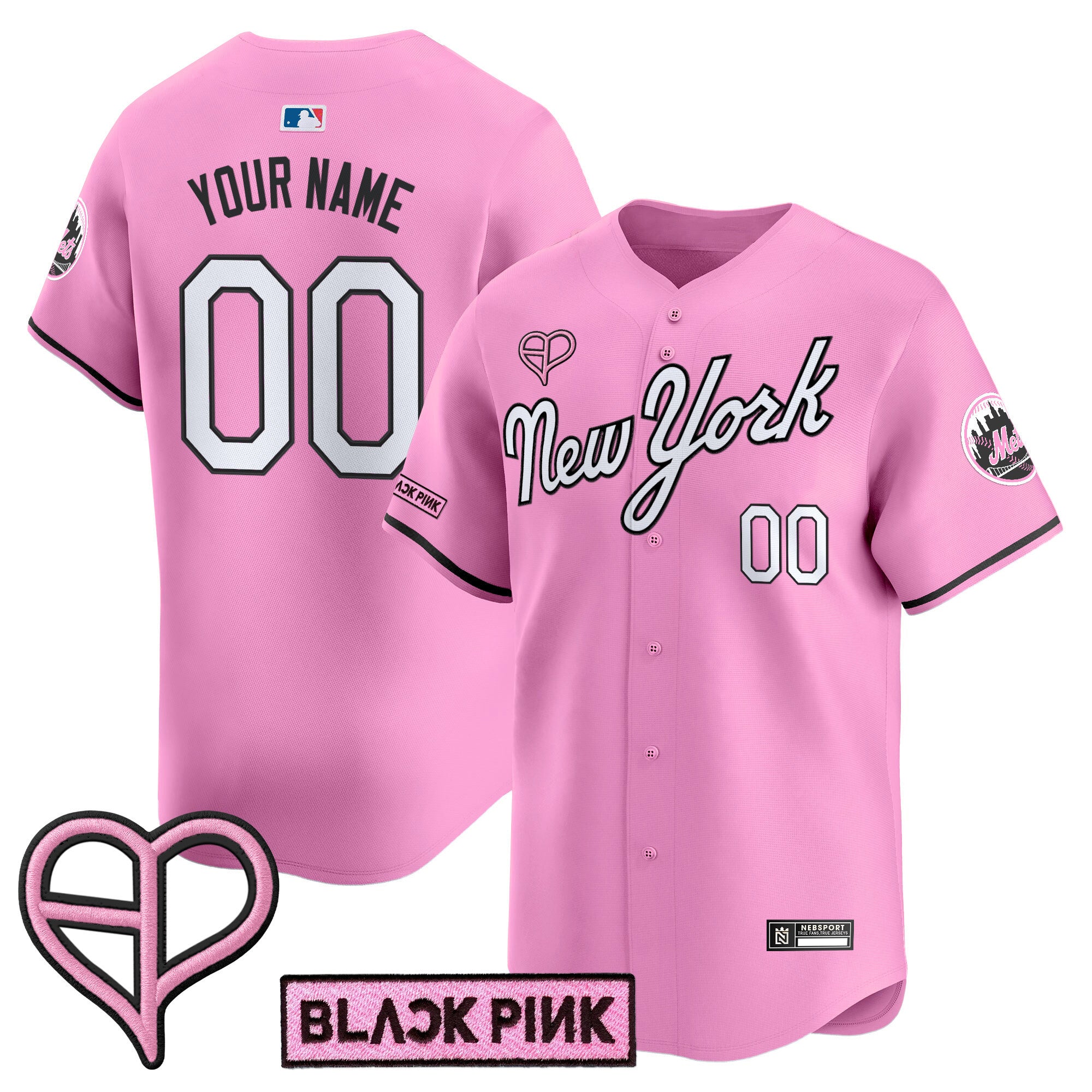 New York x BLACKPINK 2025 Vapor Premier Limited Custom Jersey