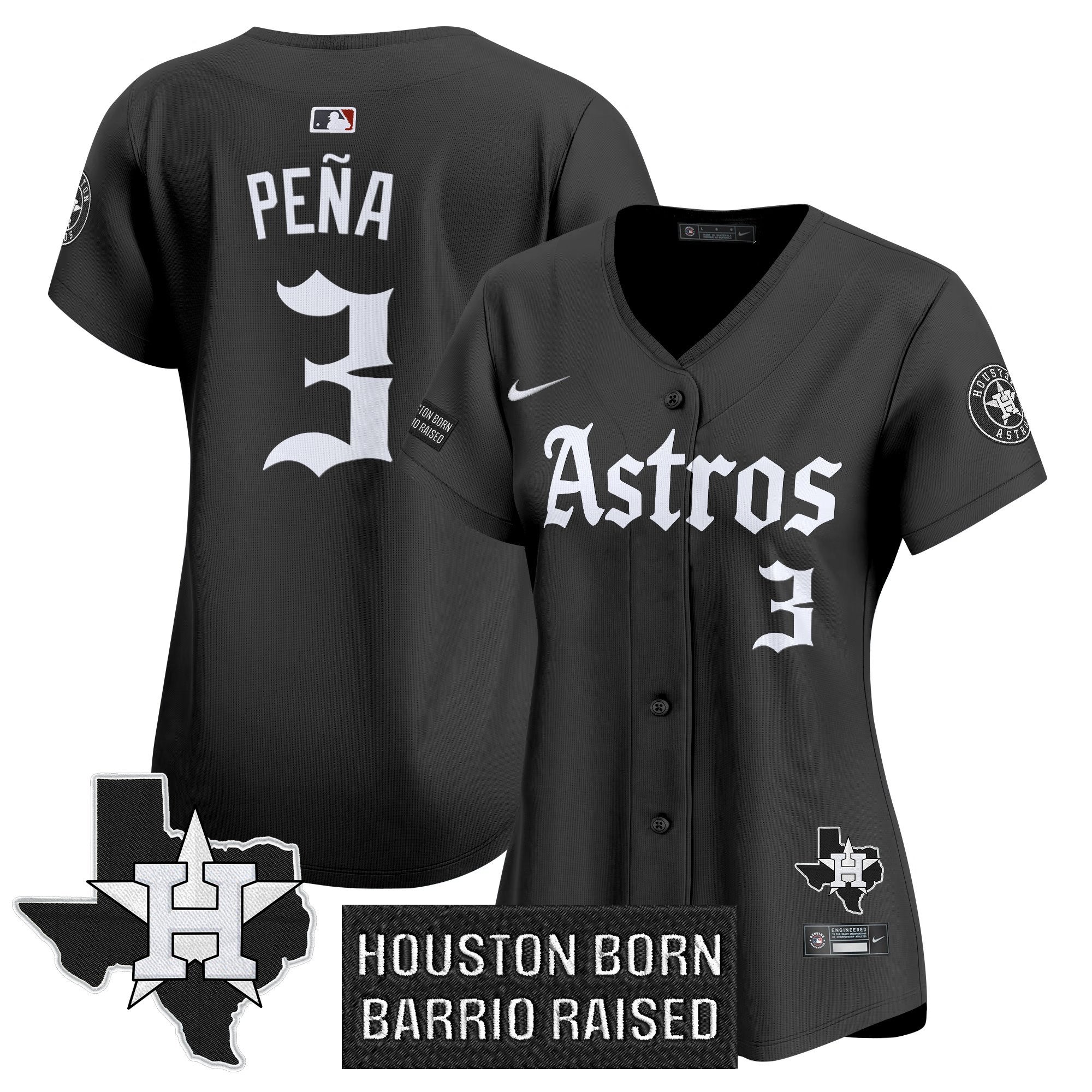 Women’s Houston ‘Gothic Edition’ Vapor Premier Limited Jersey