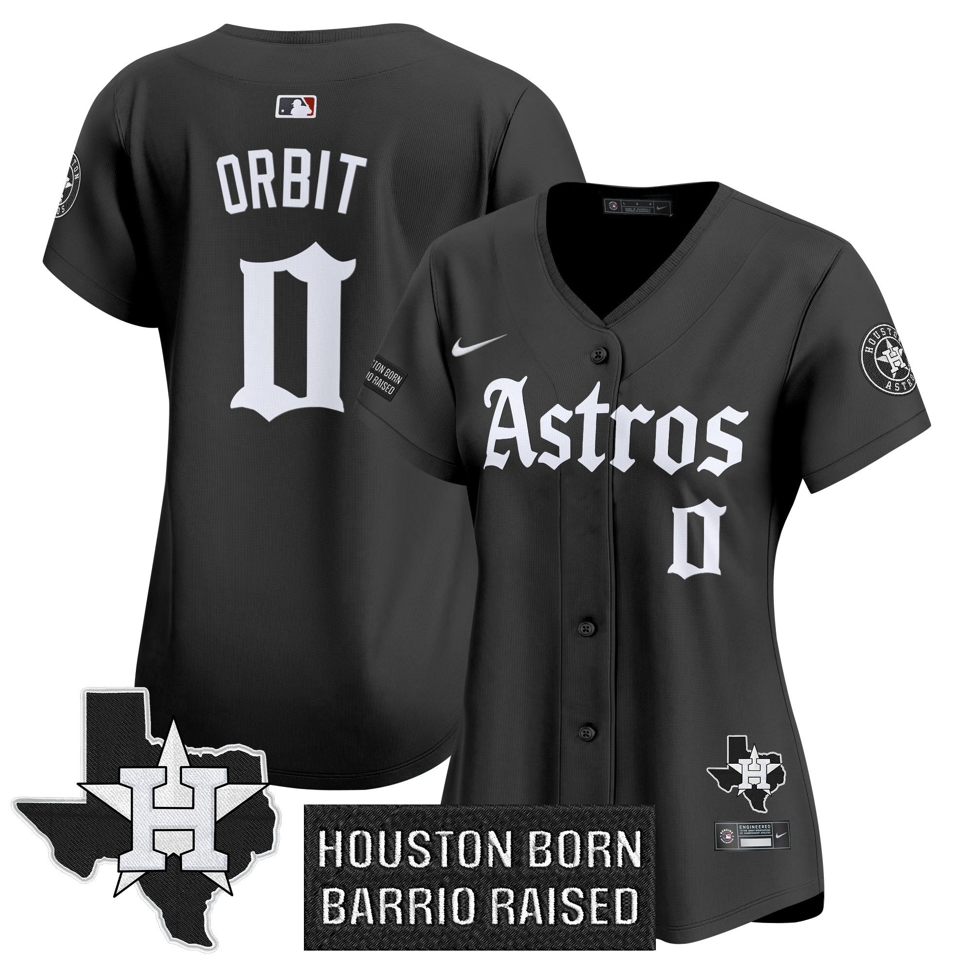 Women’s Houston ‘Gothic Edition’ Vapor Premier Limited Jersey