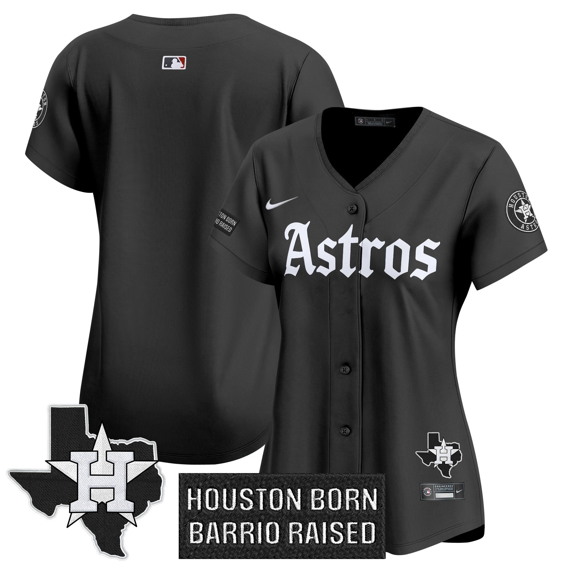 Women’s Houston ‘Gothic Edition’ Vapor Premier Limited Jersey