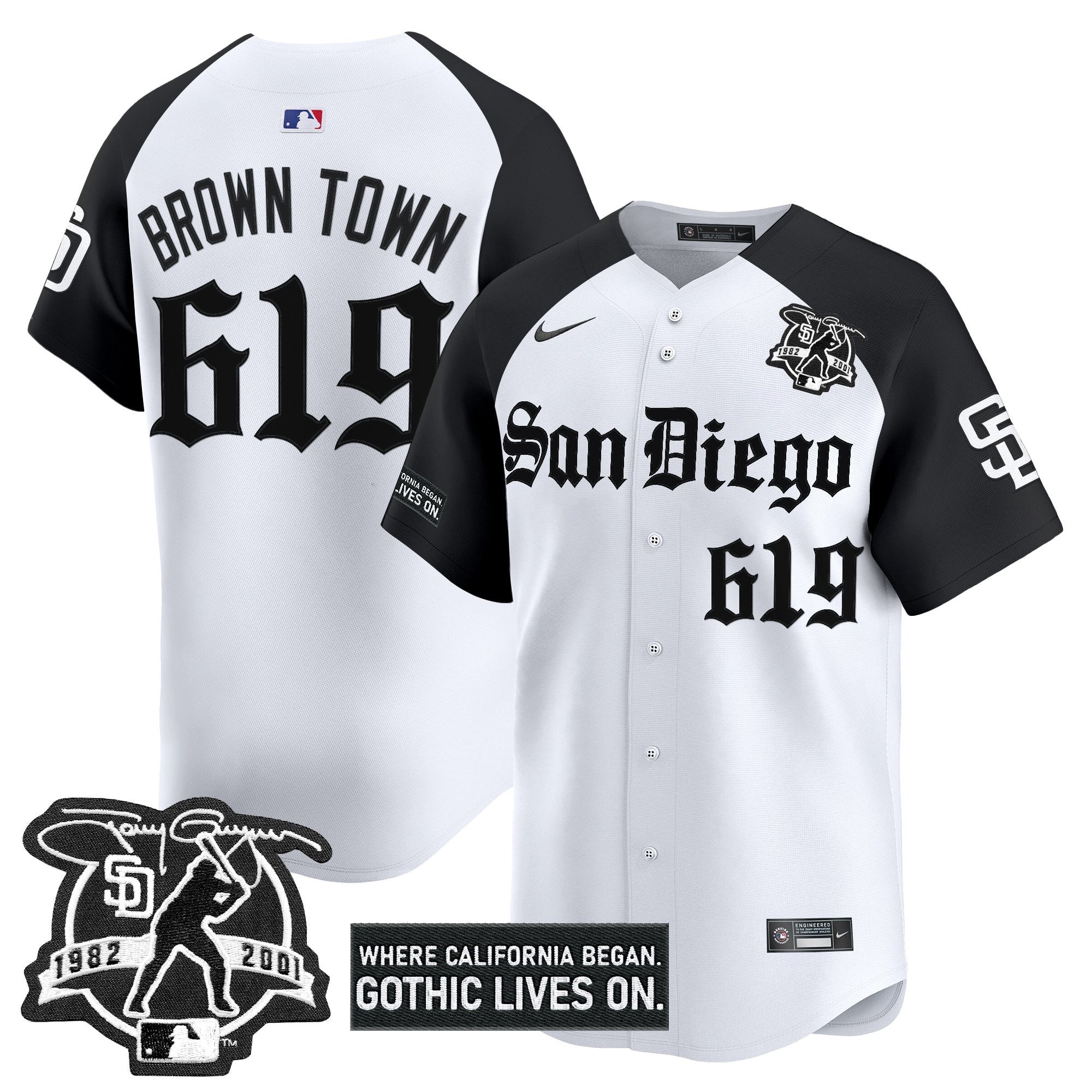 Men’s San Diego ‘Gothic Edition’ Vapor Premier Limited Jersey