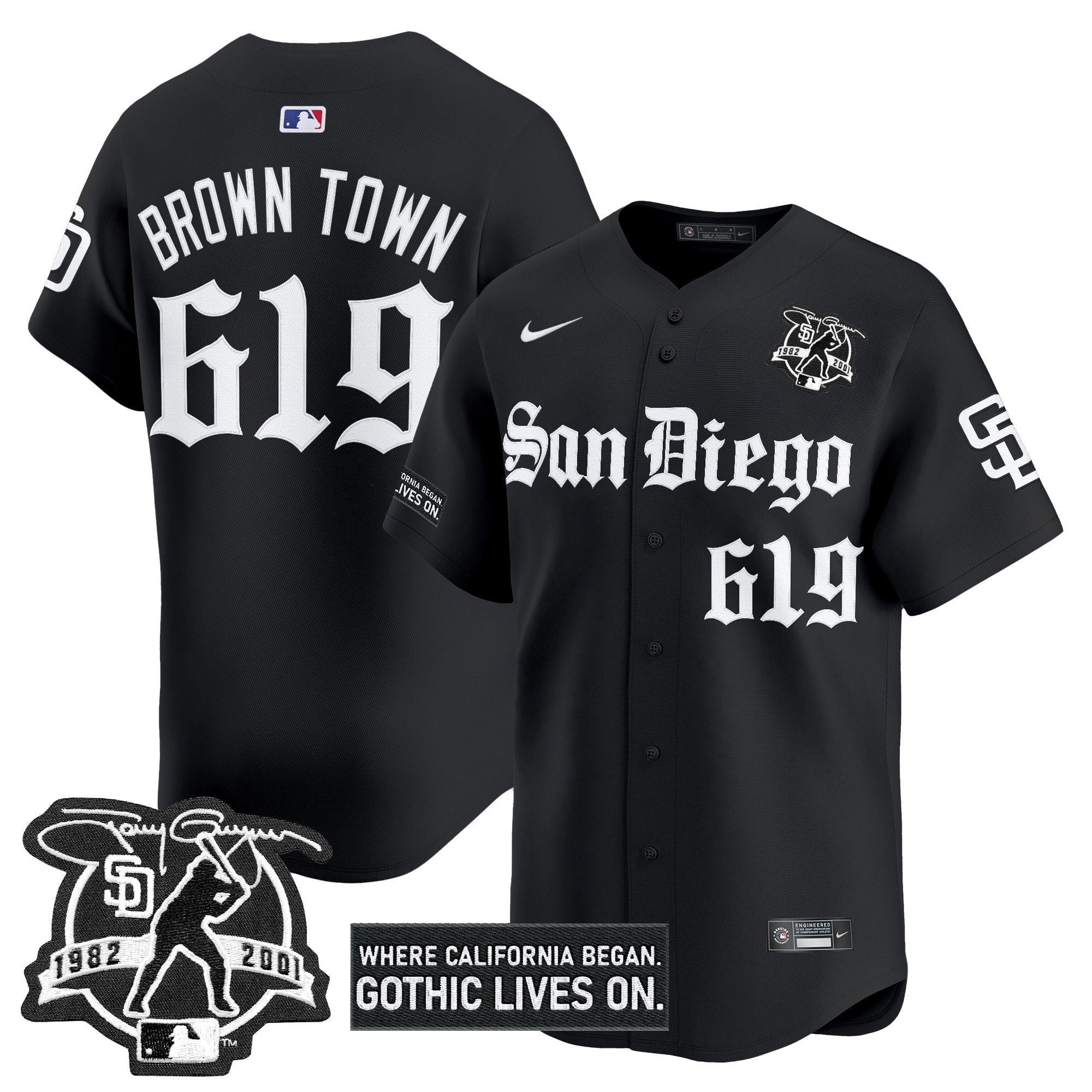 Men’s San Diego ‘Gothic Edition’ Vapor Premier Limited Jersey