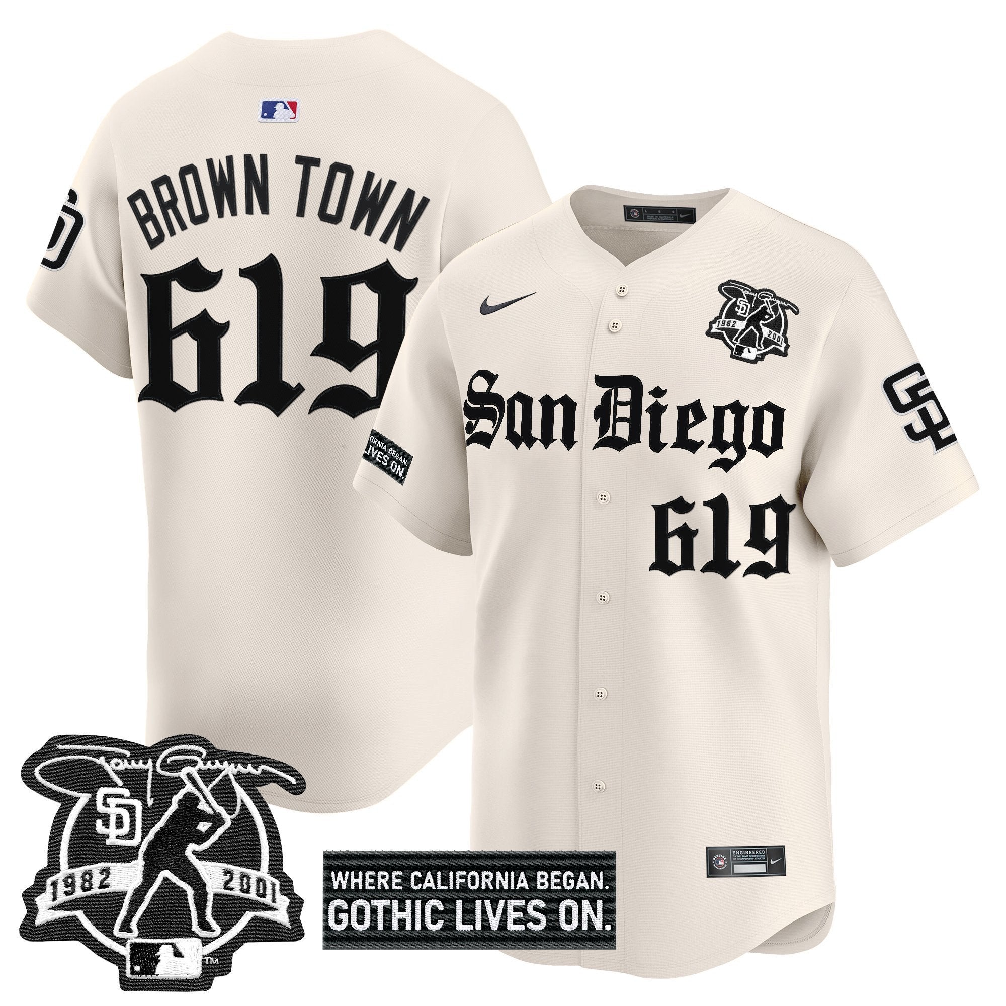Men’s San Diego ‘Gothic Edition’ Vapor Premier Limited Jersey