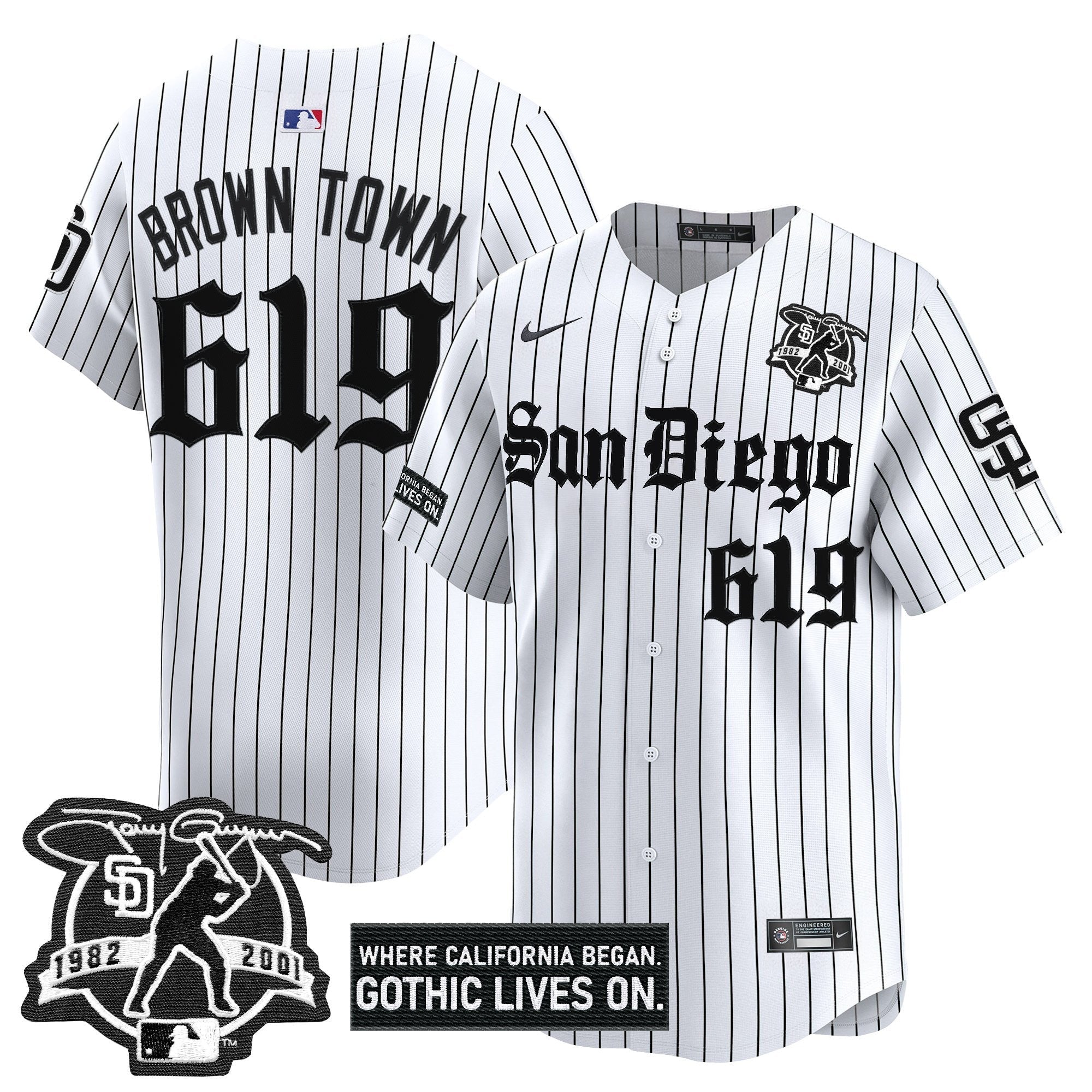 Men’s San Diego ‘Gothic Edition’ Vapor Premier Limited Jersey