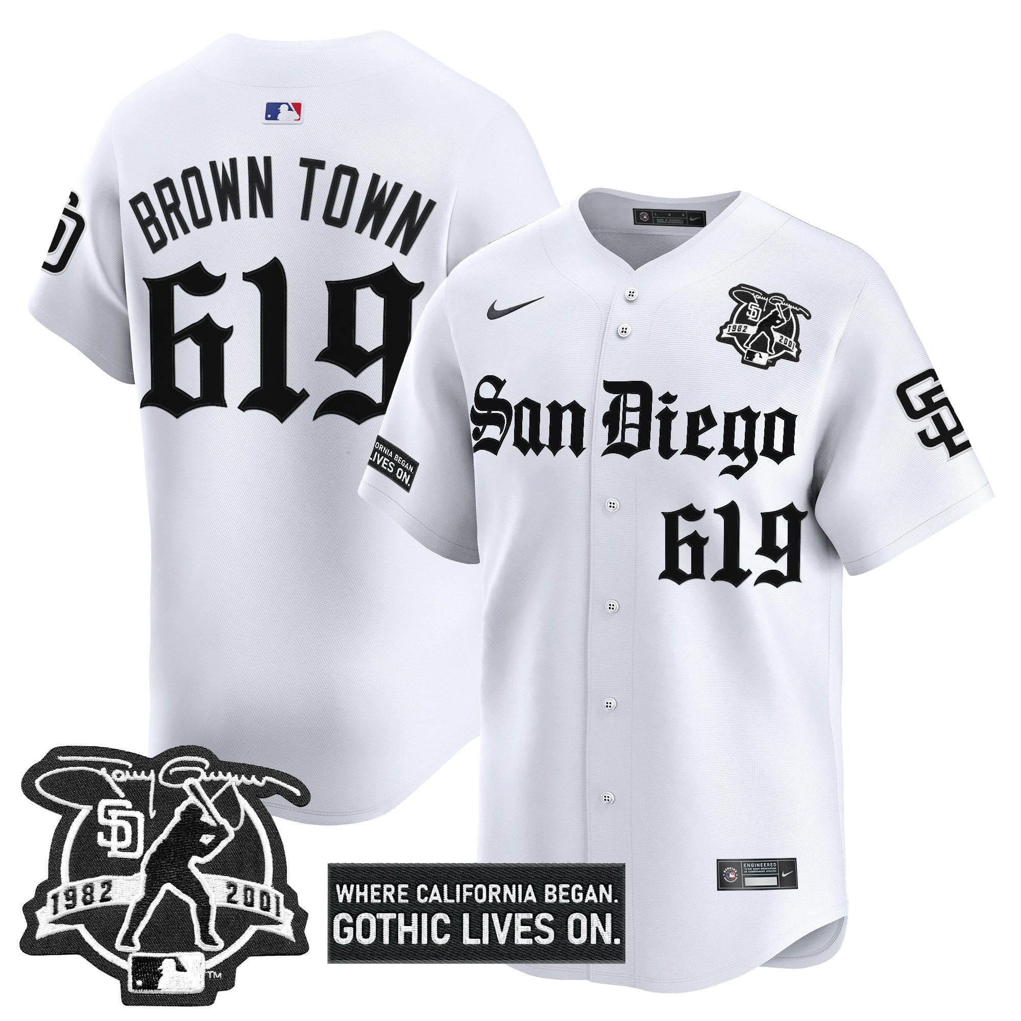 Men’s San Diego ‘Gothic Edition’ Vapor Premier Limited Jersey