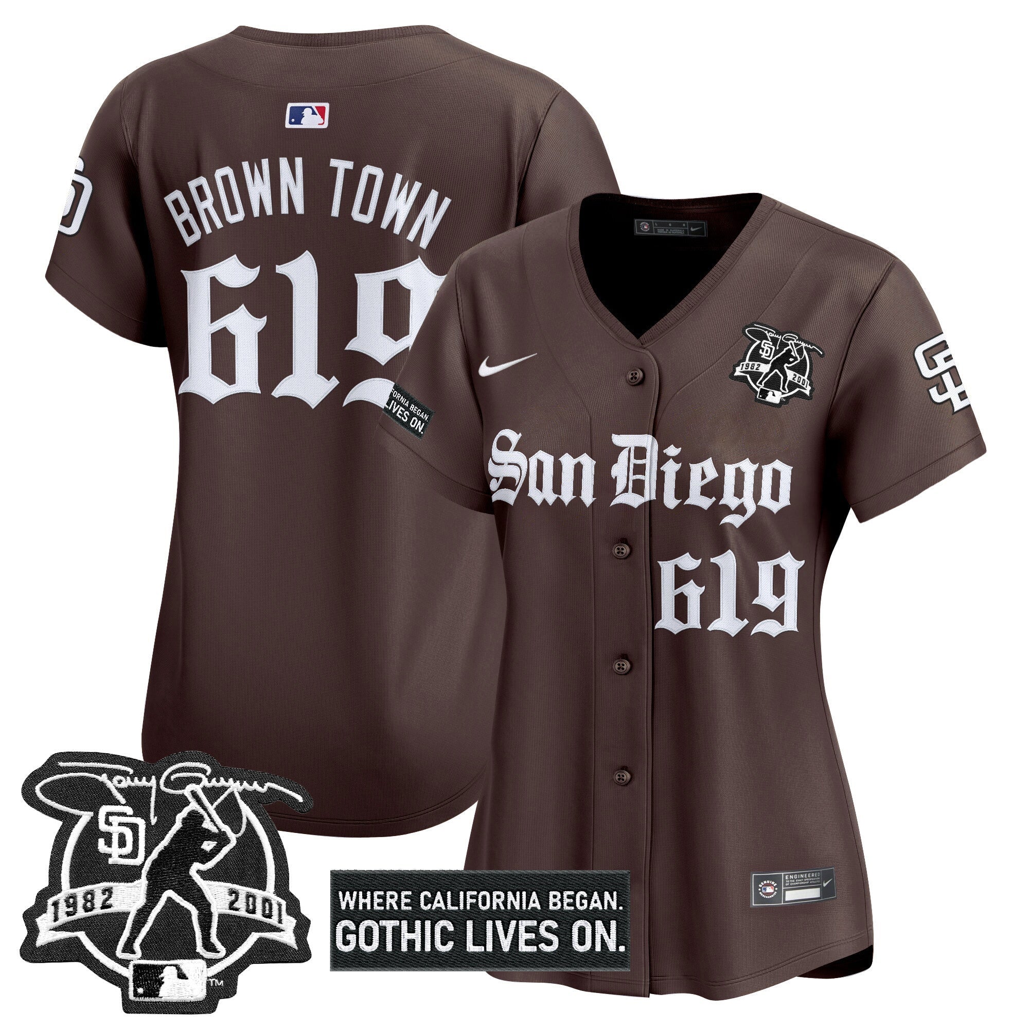 Women’s San Diego ‘Gothic Edition’ Vapor Premier Limited Jersey