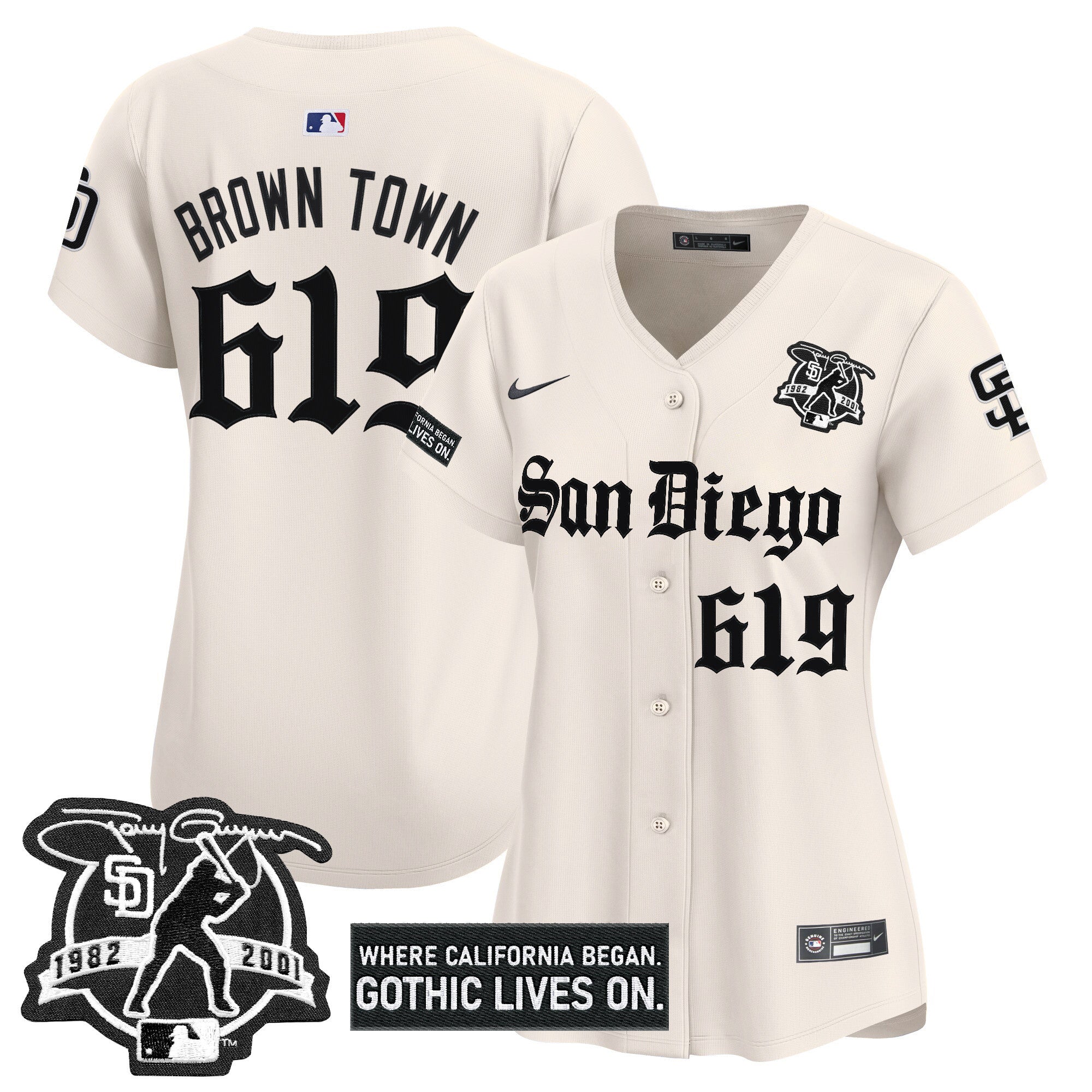 Women’s San Diego ‘Gothic Edition’ Vapor Premier Limited Jersey
