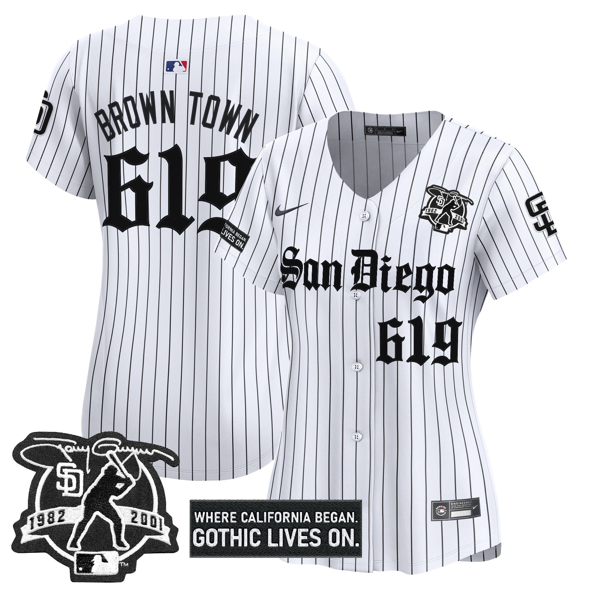 Women’s San Diego ‘Gothic Edition’ Vapor Premier Limited Jersey