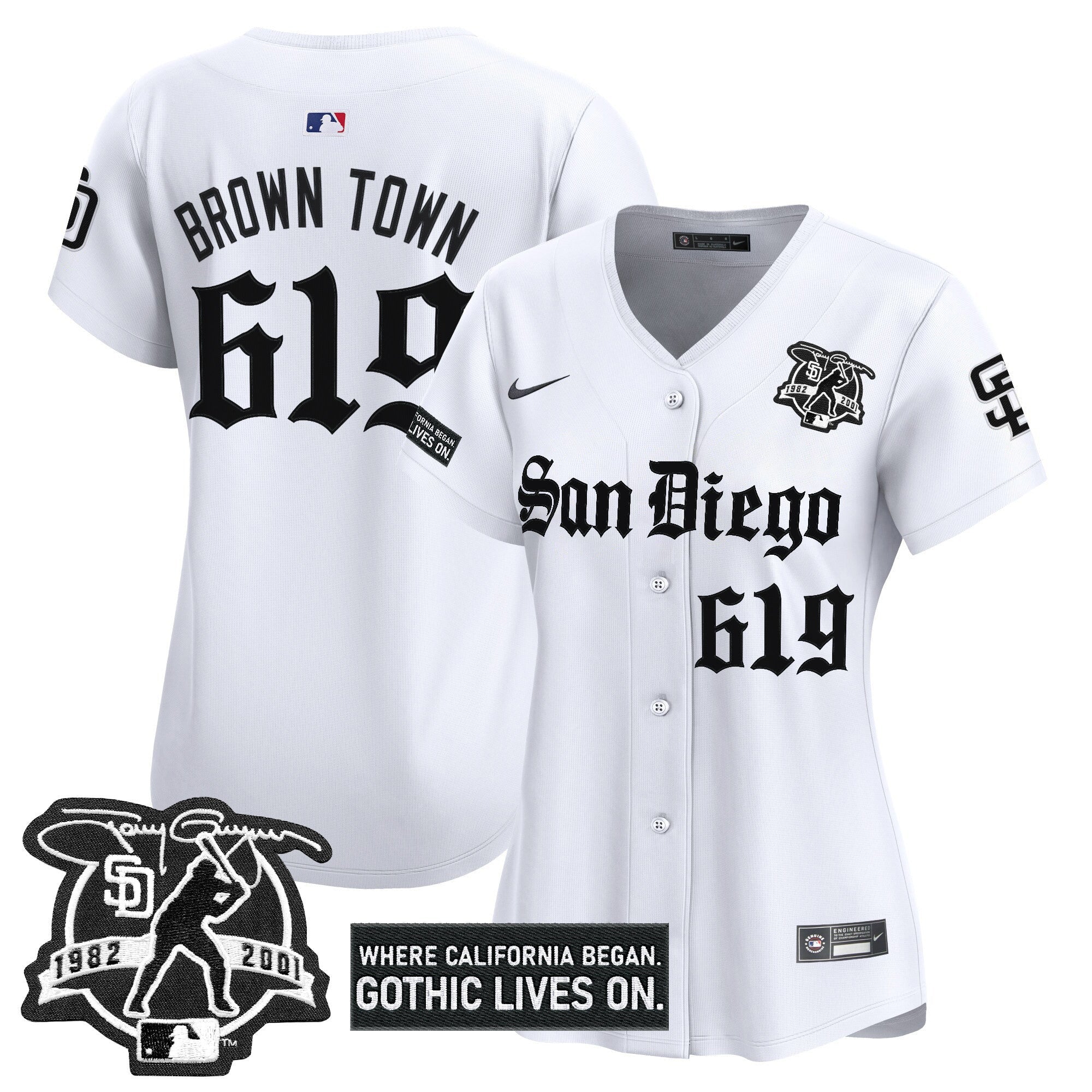 Women’s San Diego ‘Gothic Edition’ Vapor Premier Limited Jersey