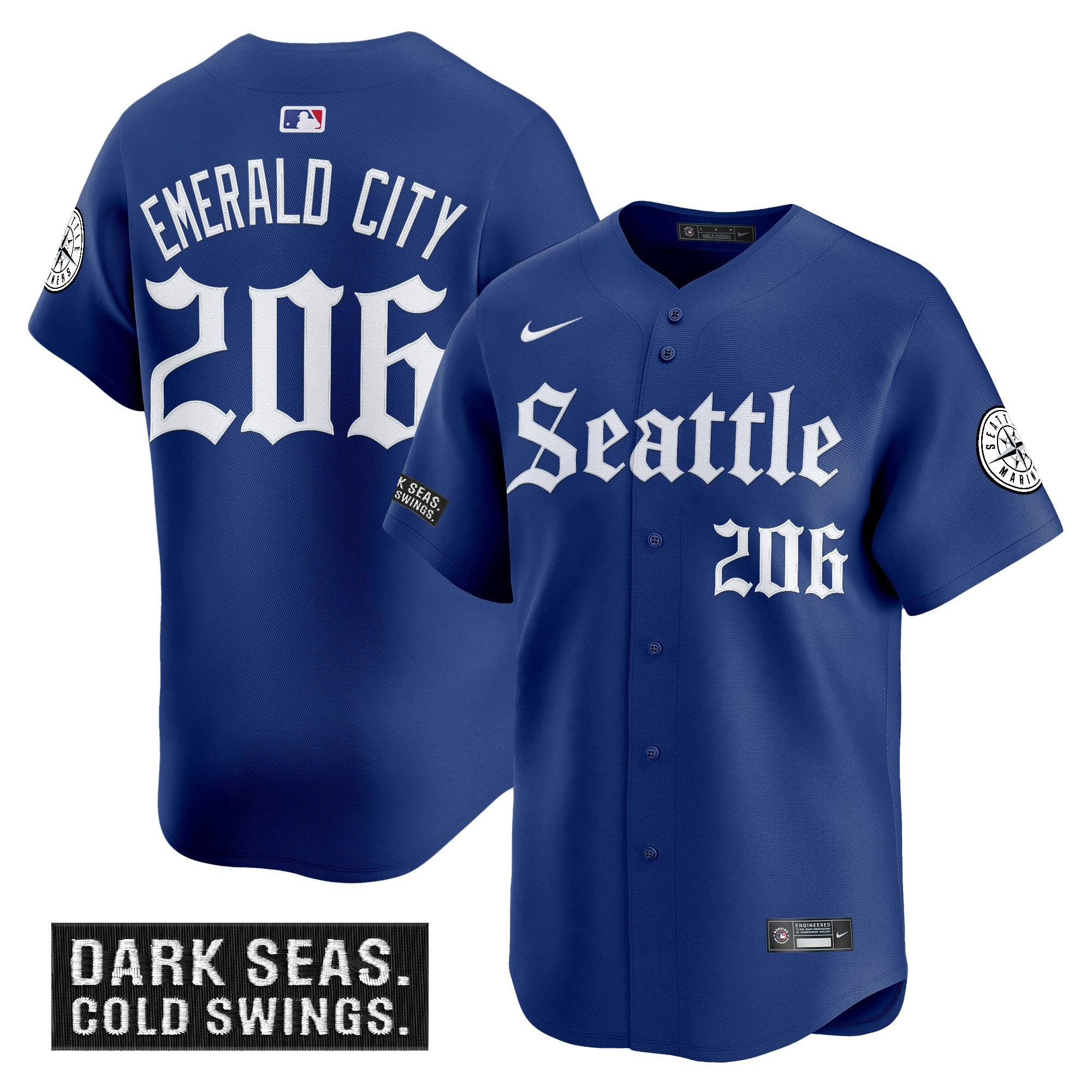 Men’s Seattle ‘Deep Sea Gothic Edition’ Vapor Premier Limited Jersey