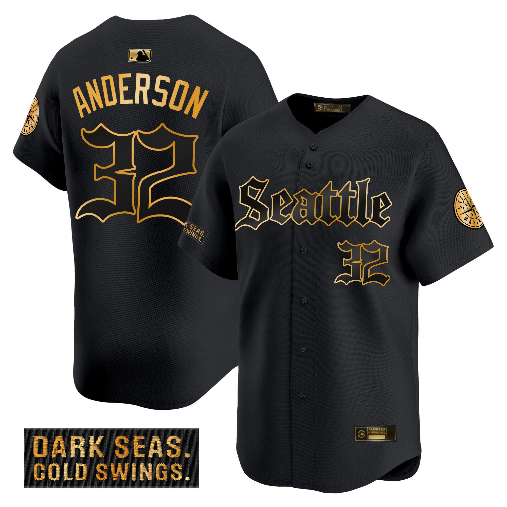 Deep Sea Gothic Edition’ Gold Limited Jersey