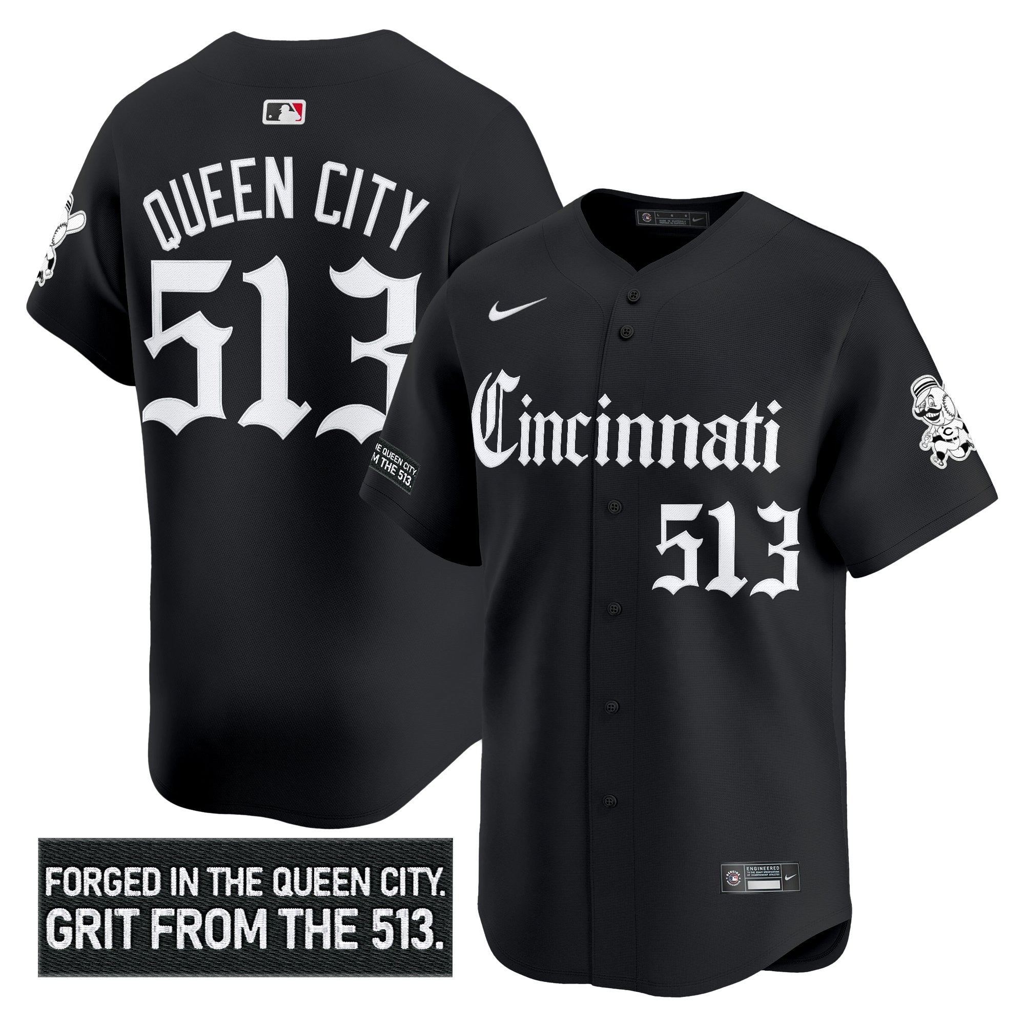 Men’s Cincinnati ‘Gothic Queen City Edition’ Vapor Premier Limited Jersey