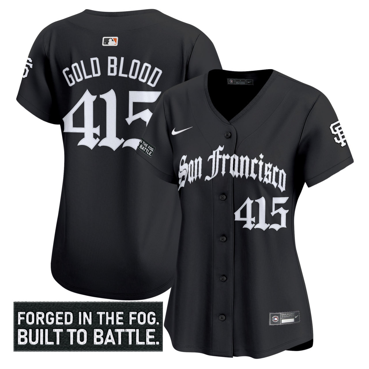 Women’s San Francisco ‘Gothic Fog Edition’ Vapor Premier Limited Jersey