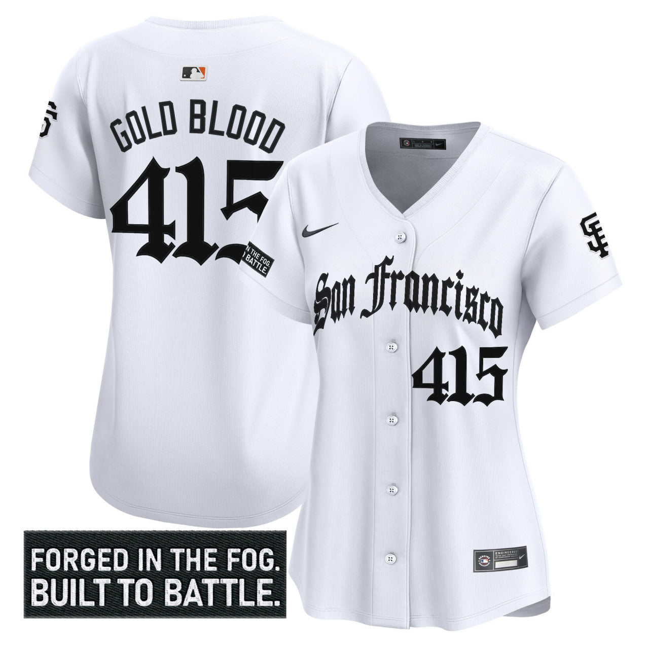 Women’s San Francisco ‘Gothic Fog Edition’ Vapor Premier Limited Jersey