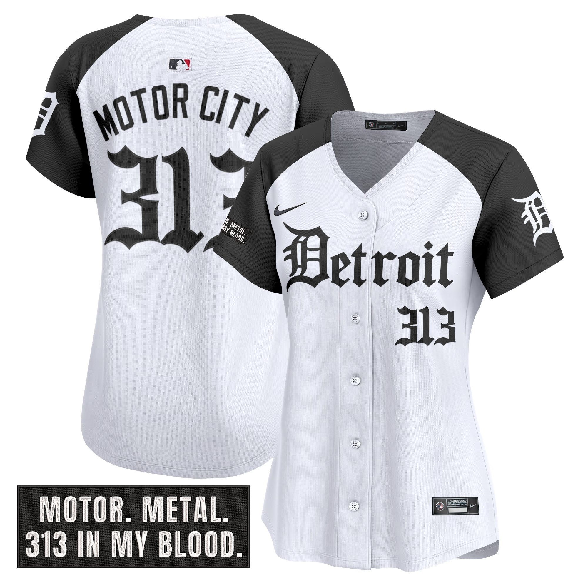 Women’s Detroit ‘Motor Gothic Edition’ Vapor Premier Limited Jersey