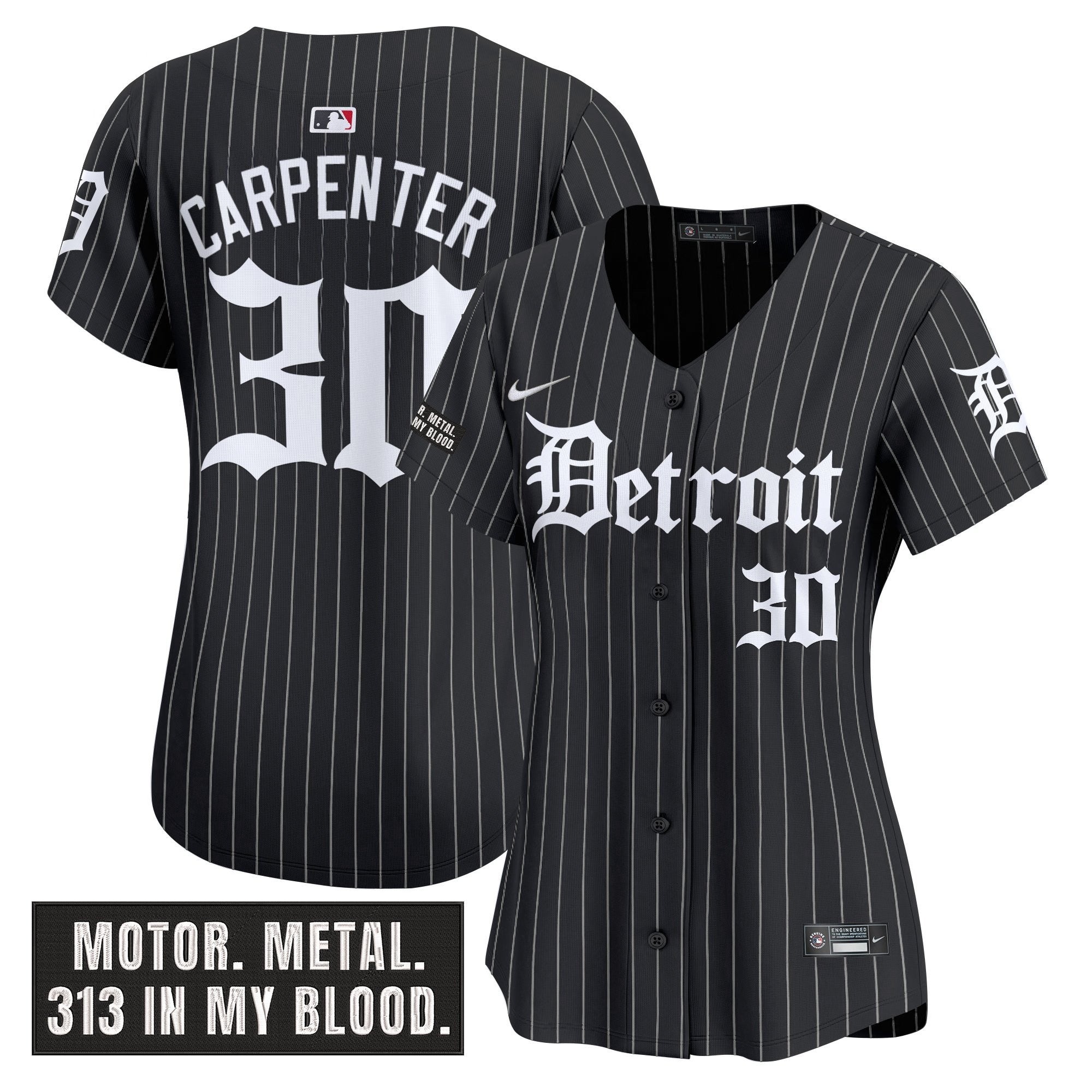 Women’s Detroit ‘Motor Gothic Edition’ Vapor Premier Limited Jersey
