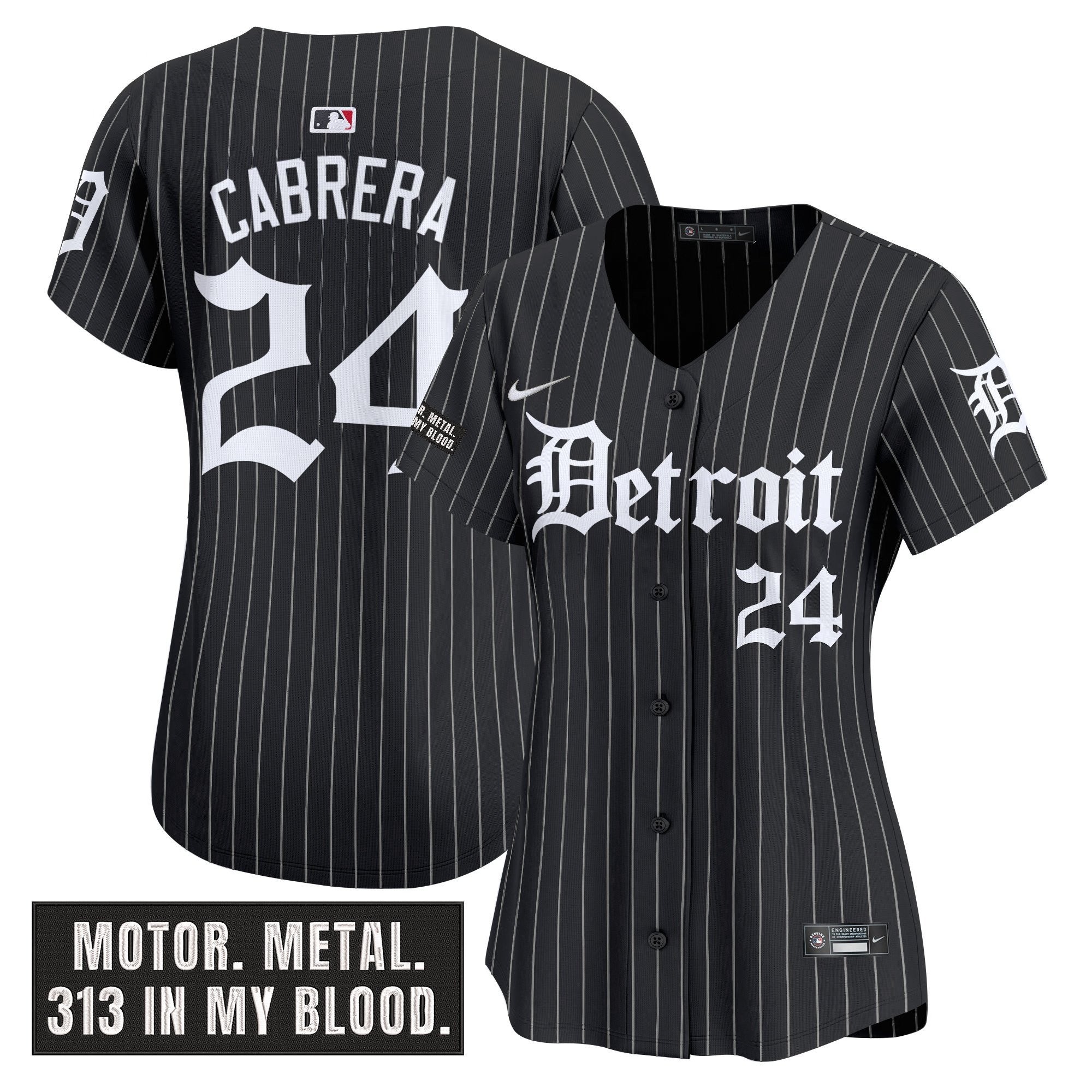 Women’s Detroit ‘Motor Gothic Edition’ Vapor Premier Limited Jersey