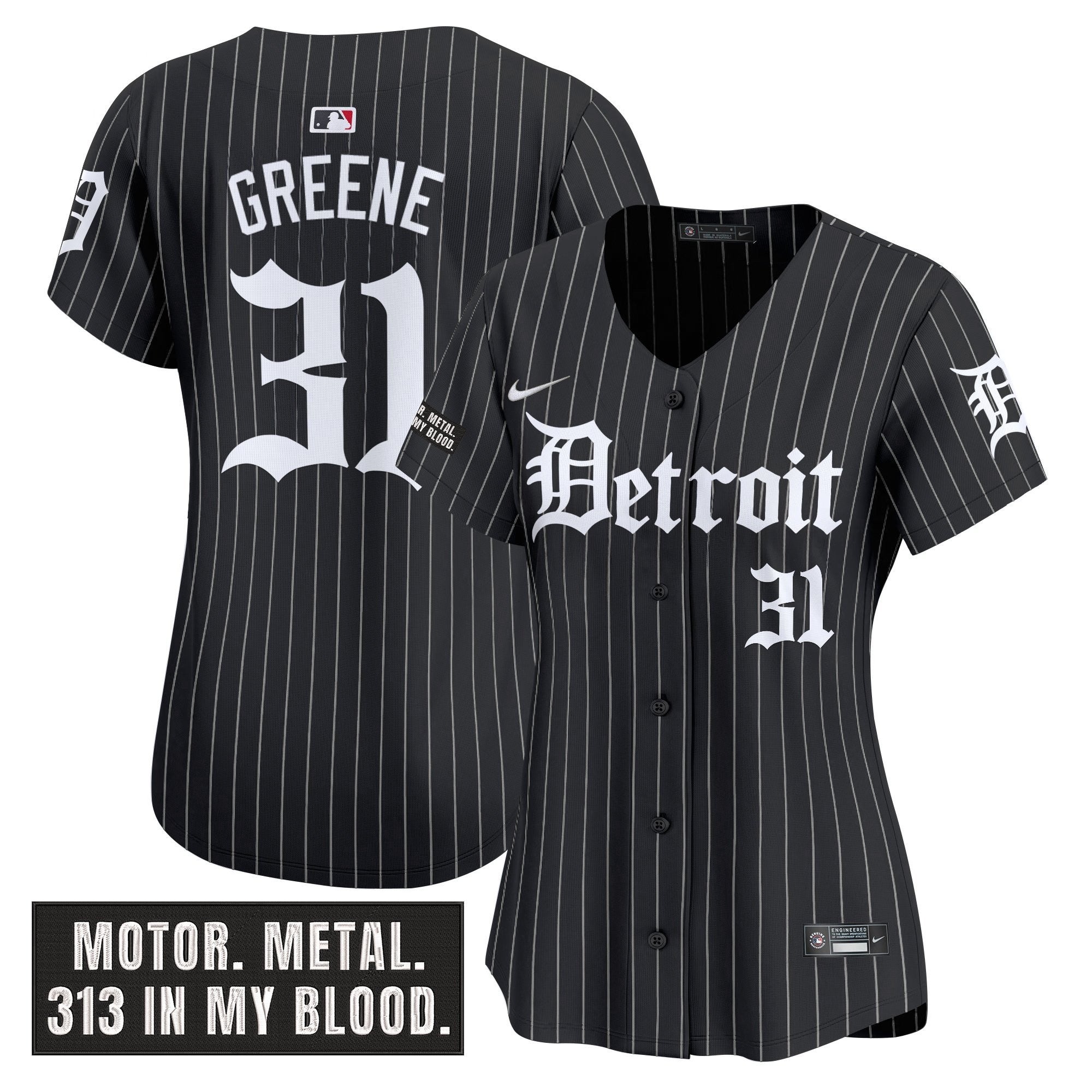 Women’s Detroit ‘Motor Gothic Edition’ Vapor Premier Limited Jersey