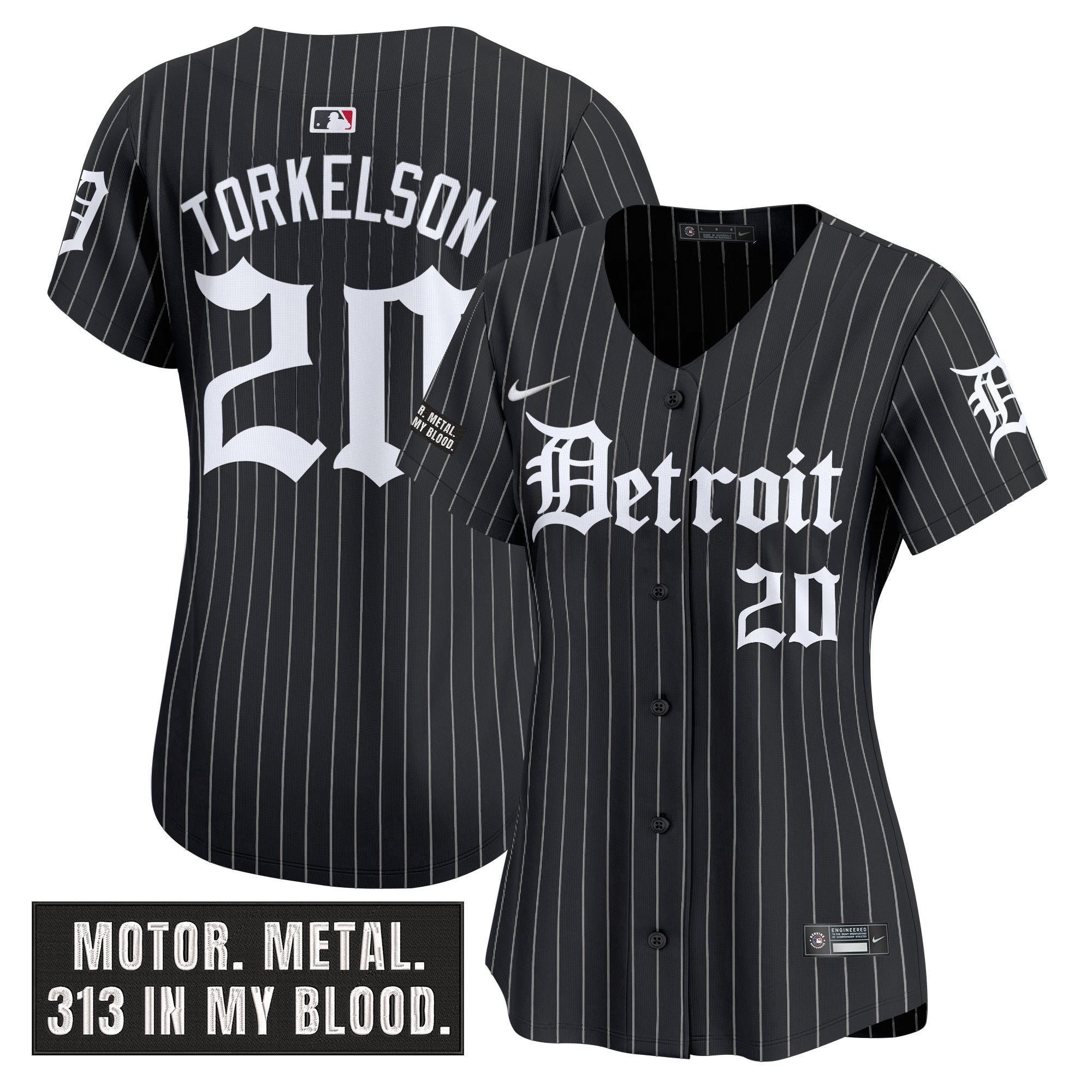 Women’s Detroit ‘Motor Gothic Edition’ Vapor Premier Limited Jersey