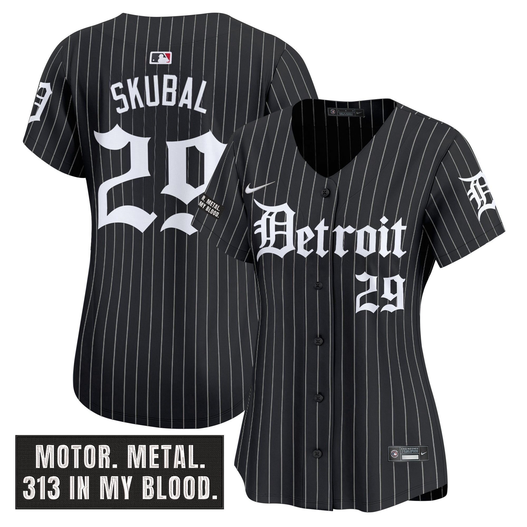 Women’s Detroit ‘Motor Gothic Edition’ Vapor Premier Limited Jersey
