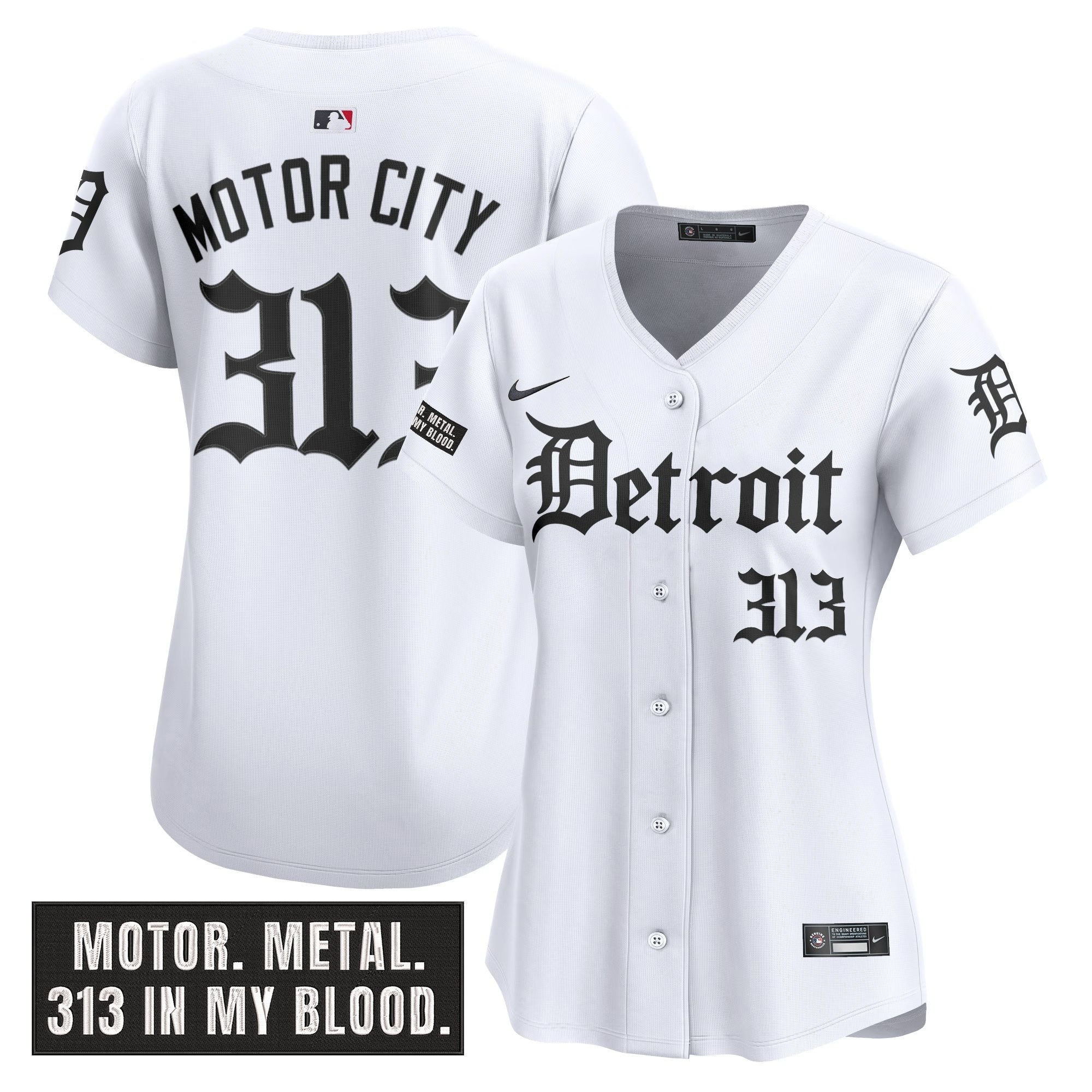 Women’s Detroit ‘Motor Gothic Edition’ Vapor Premier Limited Jersey