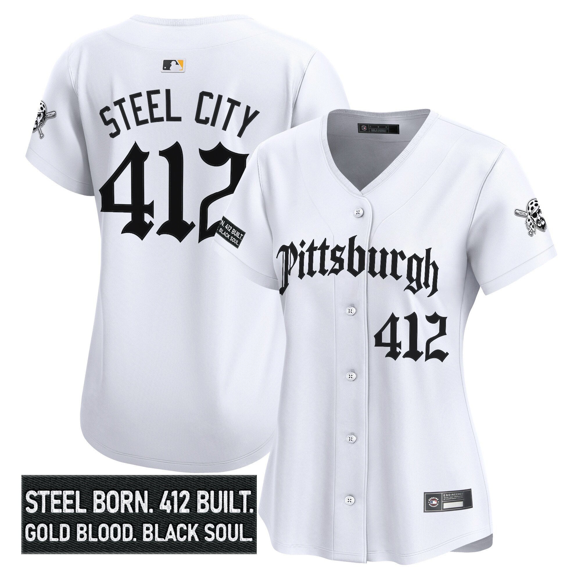 Women’s Pittsburgh ‘Gothic Steel City Edition’ Vapor Premier Limited Jersey