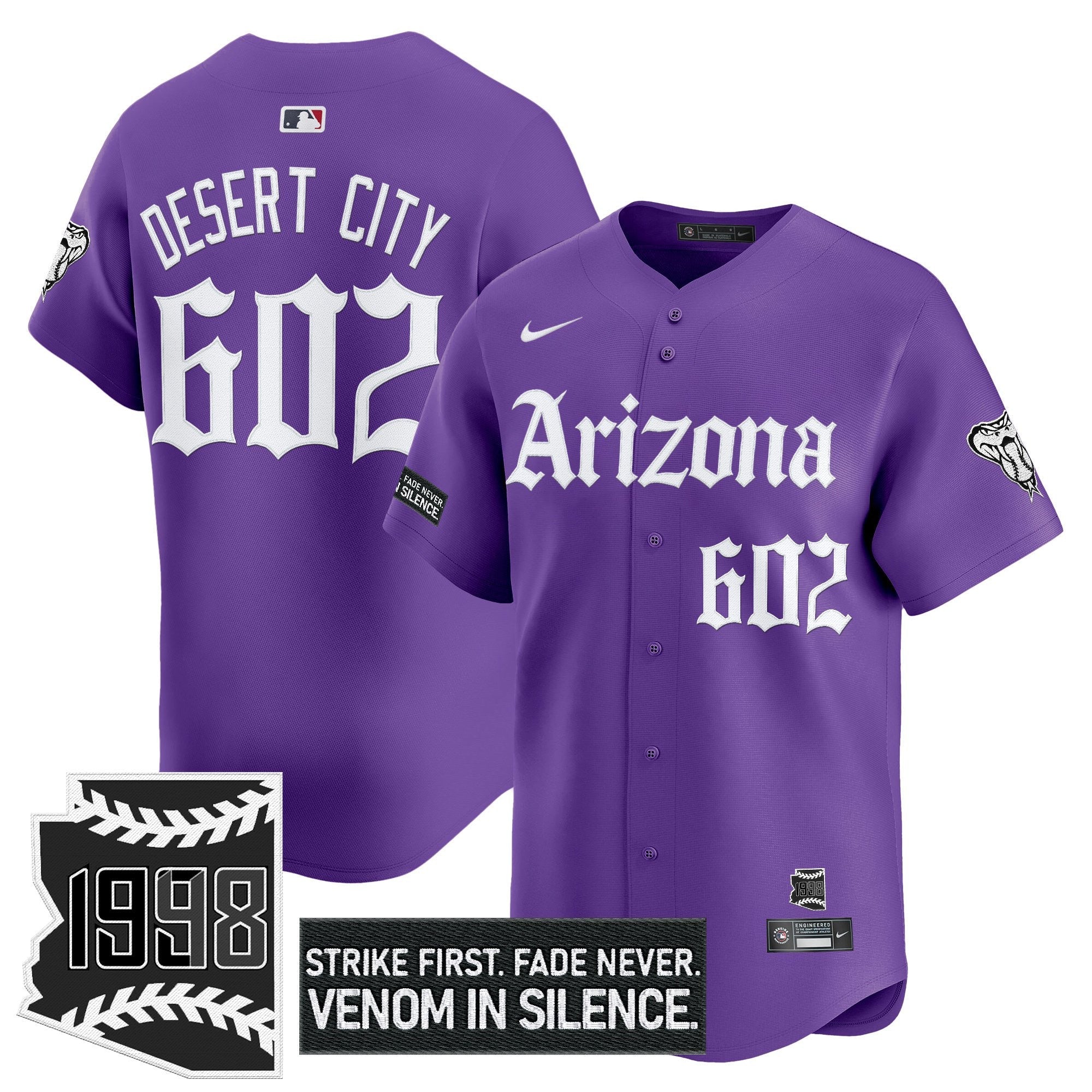 Men’s Arizona ‘Gothic Desert Fang Edition’ Vapor Premier Limited Jersey