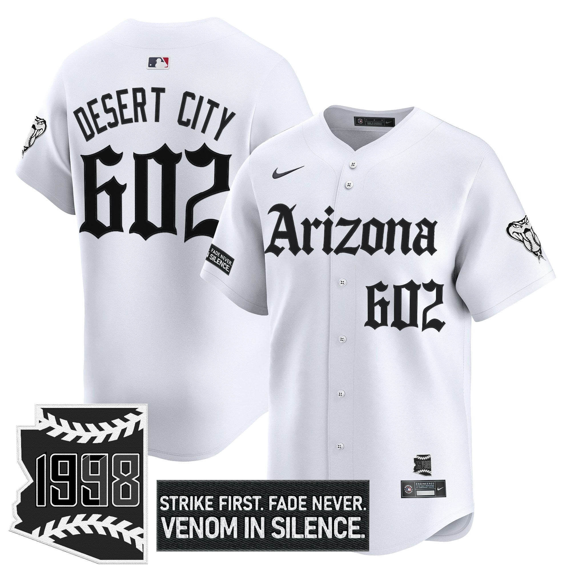 Men’s Arizona ‘Gothic Desert Fang Edition’ Vapor Premier Limited Jersey