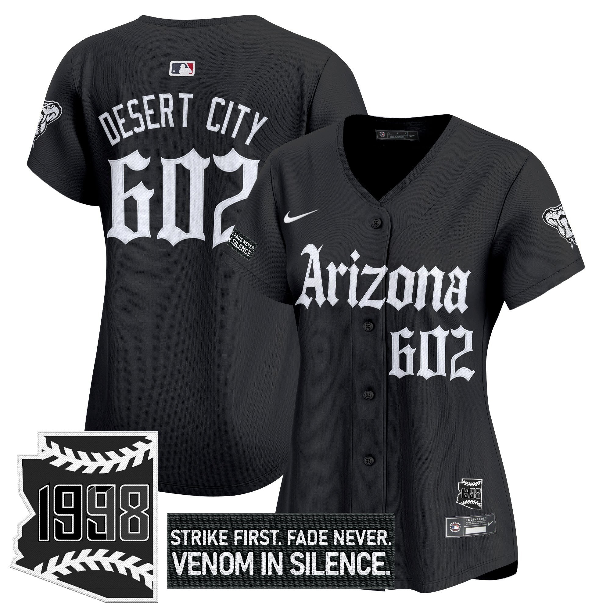 Women’s Arizona ‘Gothic Desert Fang Edition’ Vapor Premier Limited Jersey
