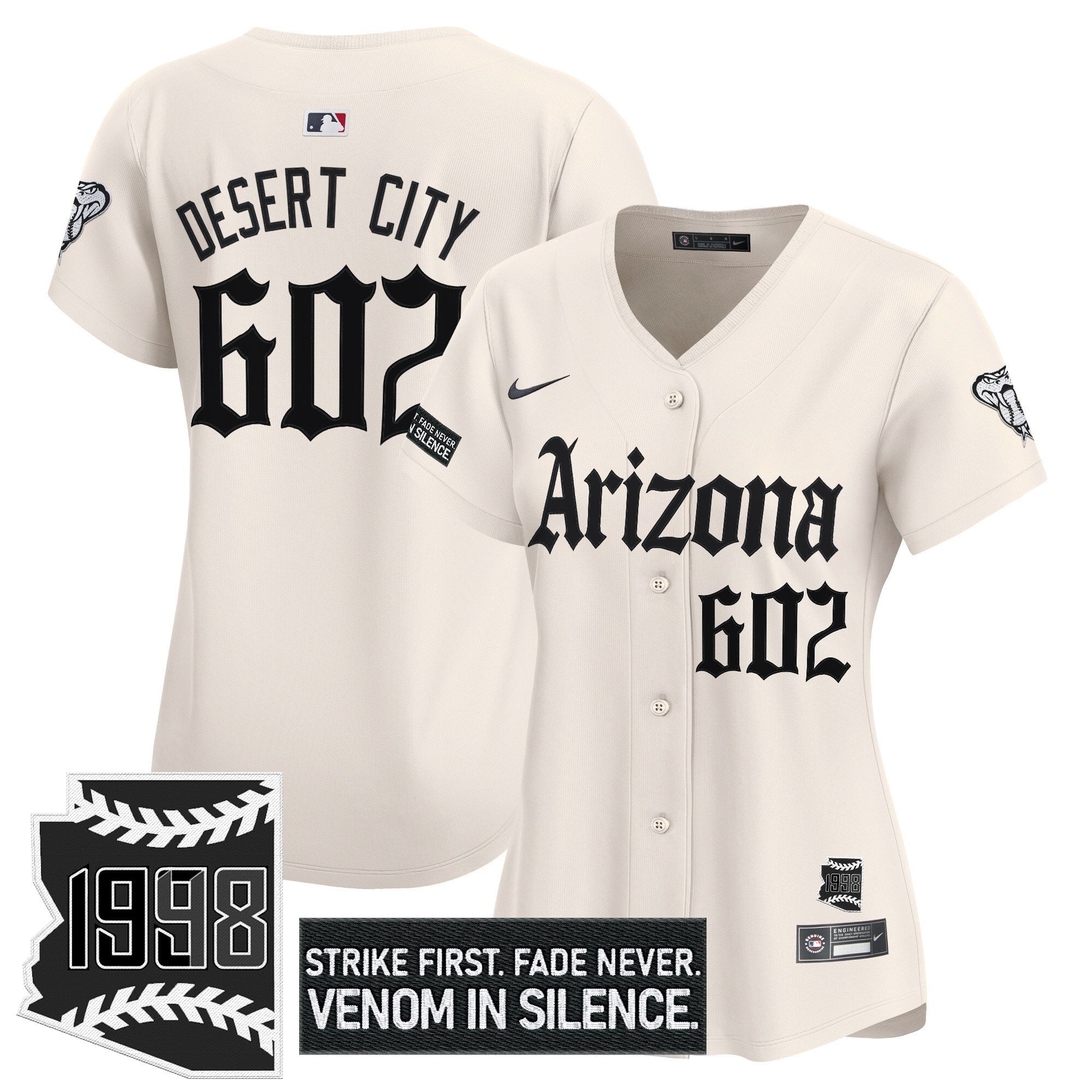 Women’s Arizona ‘Gothic Desert Fang Edition’ Vapor Premier Limited Jersey