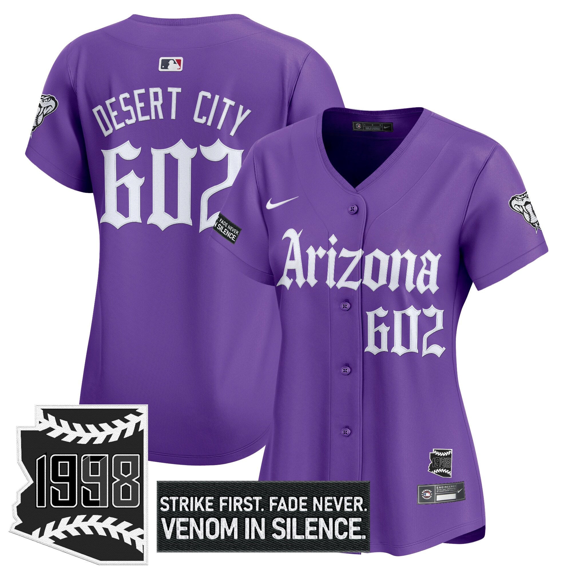 Women’s Arizona ‘Gothic Desert Fang Edition’ Vapor Premier Limited Jersey