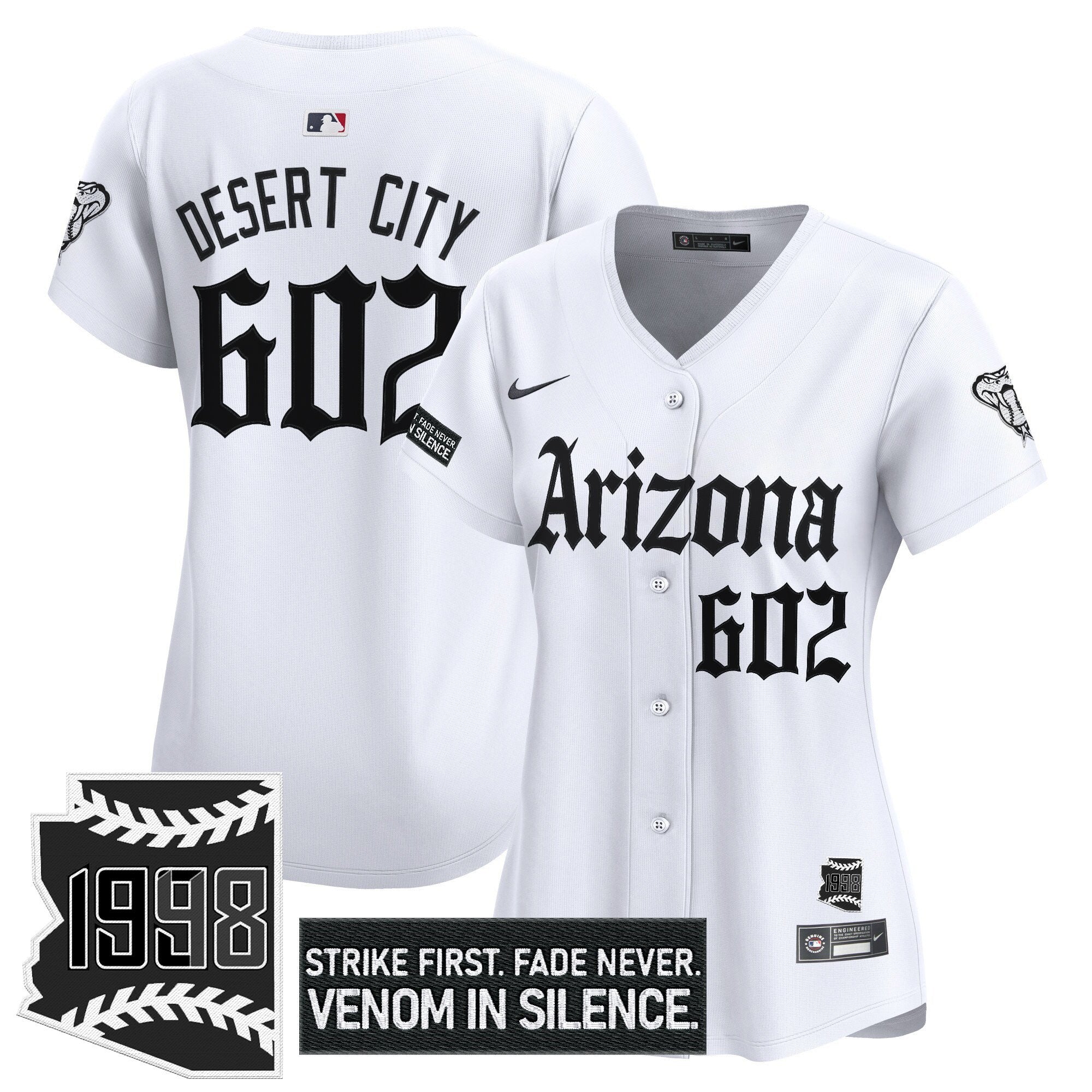 Women’s Arizona ‘Gothic Desert Fang Edition’ Vapor Premier Limited Jersey