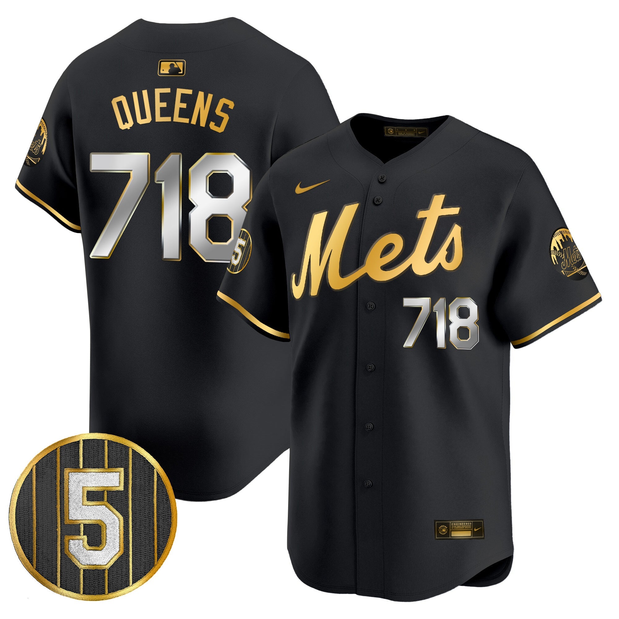 Men’s #5 David Wright Number Retirement Patch Vapor Premier Limited Jersey