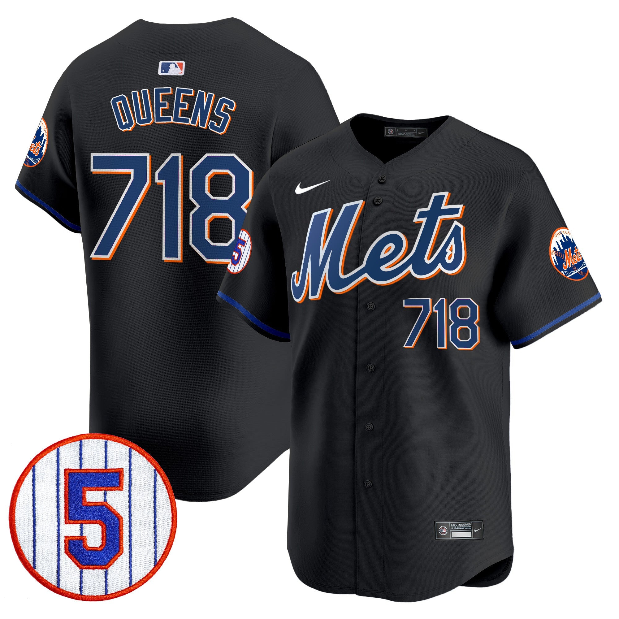 Men’s #5 David Wright Number Retirement Patch Vapor Premier Limited Jersey