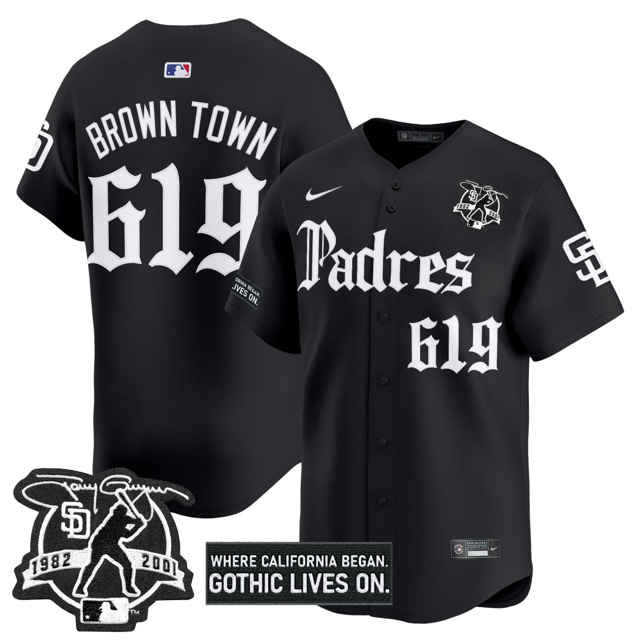 Men’s San Diego ‘Gothic Edition’ Vapor Premier Limited Jersey V2