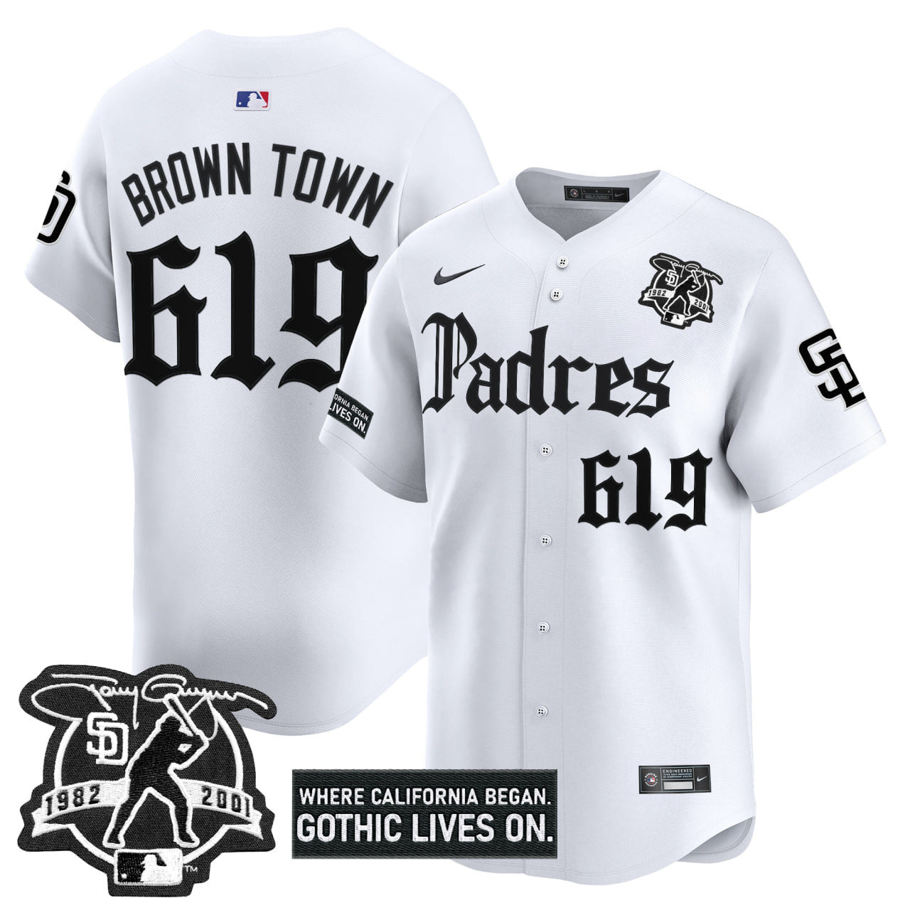 Men’s San Diego ‘Gothic Edition’ Vapor Premier Limited Jersey V2