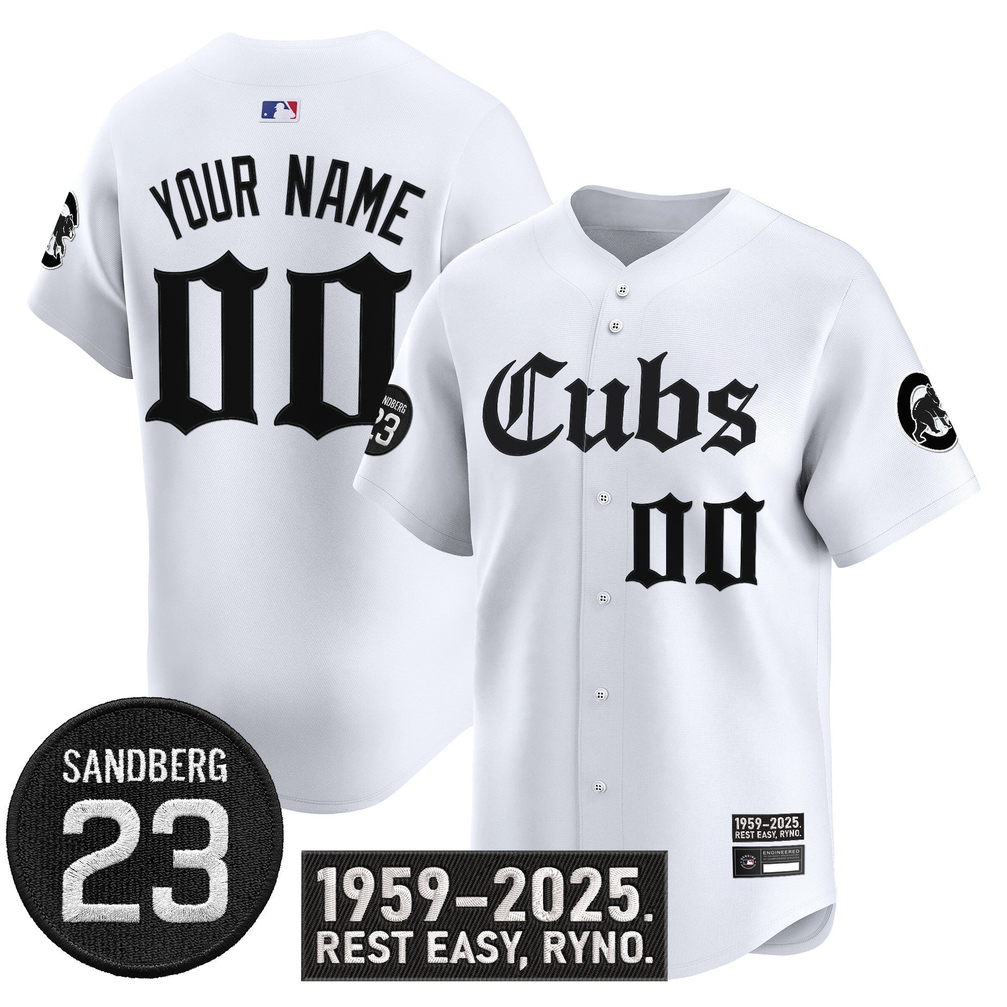 Chicago ‘Ryne Sandberg Tribute’ Vapor Premier Limited Custom Jersey