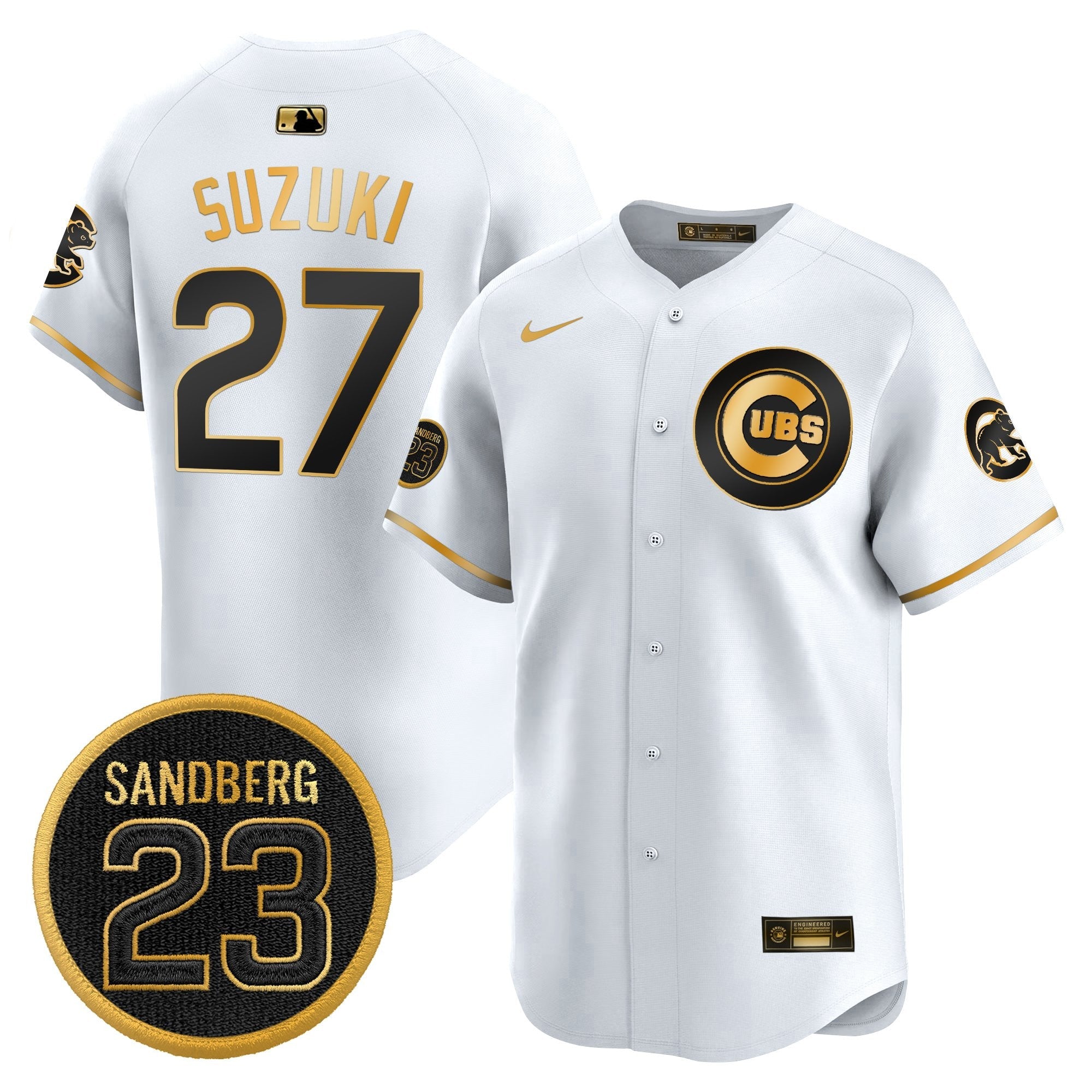 Men’s Chicago ‘Ryne Sandberg Tribute’ Vapor Premier Limited Jersey V2