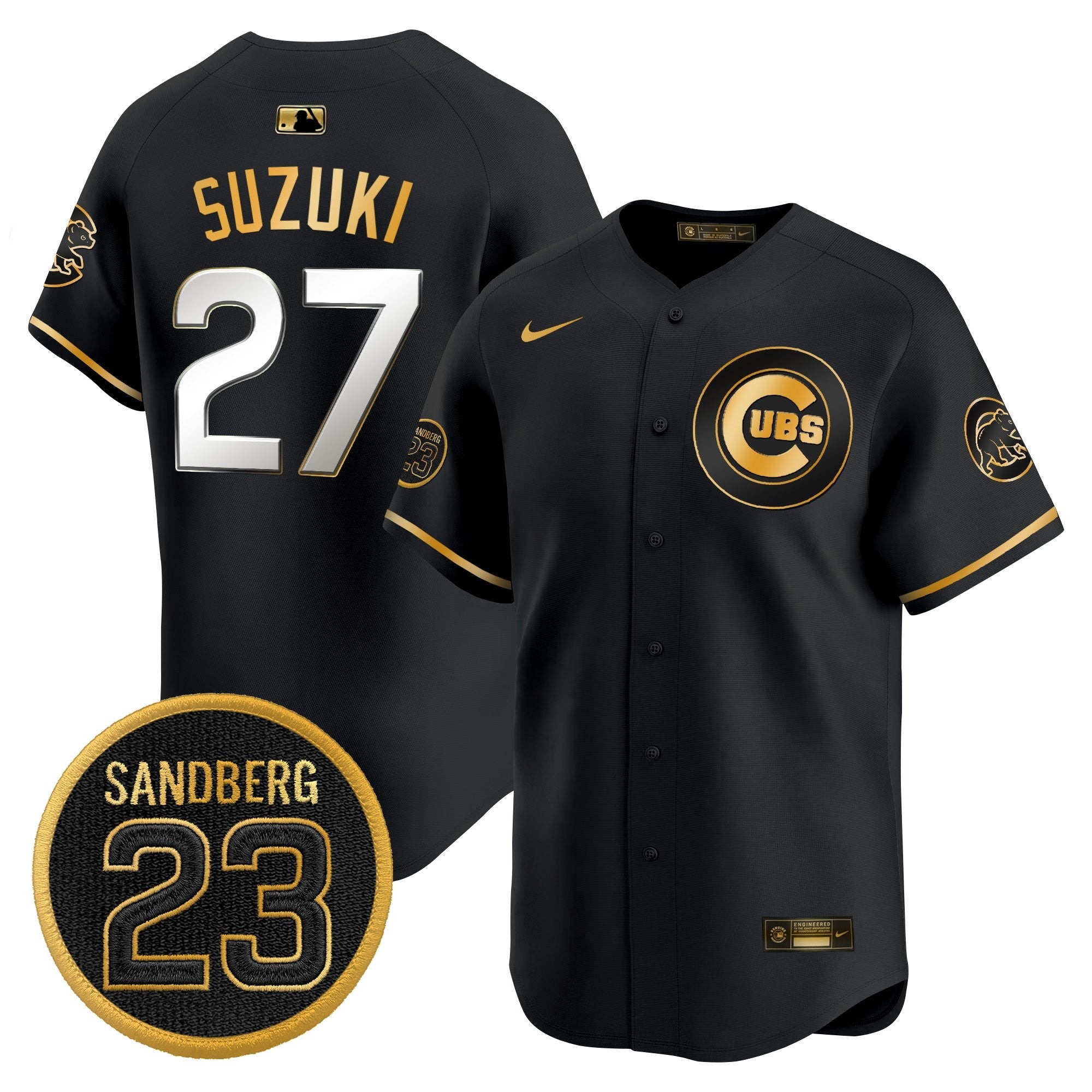 Men’s Chicago ‘Ryne Sandberg Tribute’ Vapor Premier Limited Jersey V2