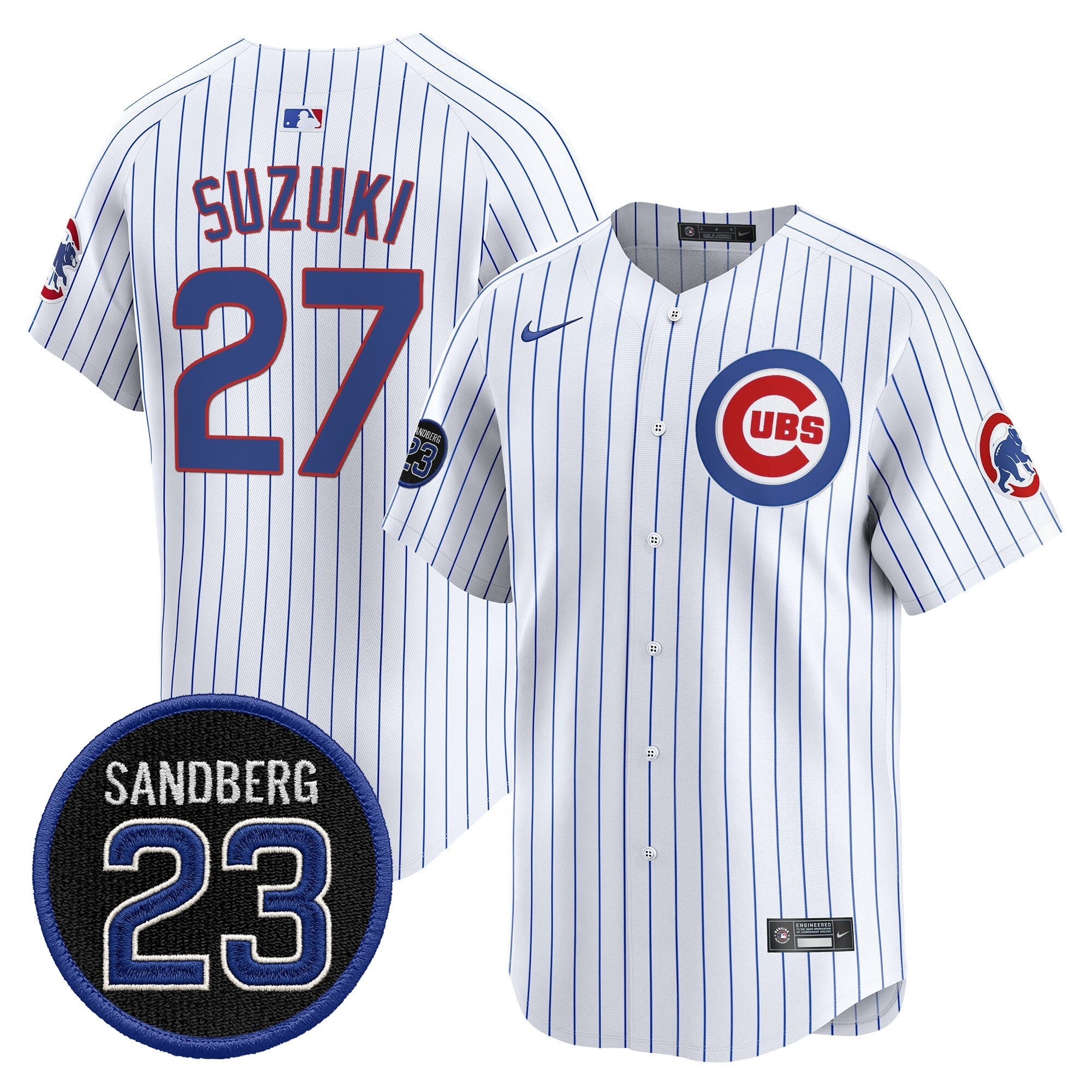 Men’s Chicago ‘Ryne Sandberg Tribute’ Vapor Premier Limited Jersey V2